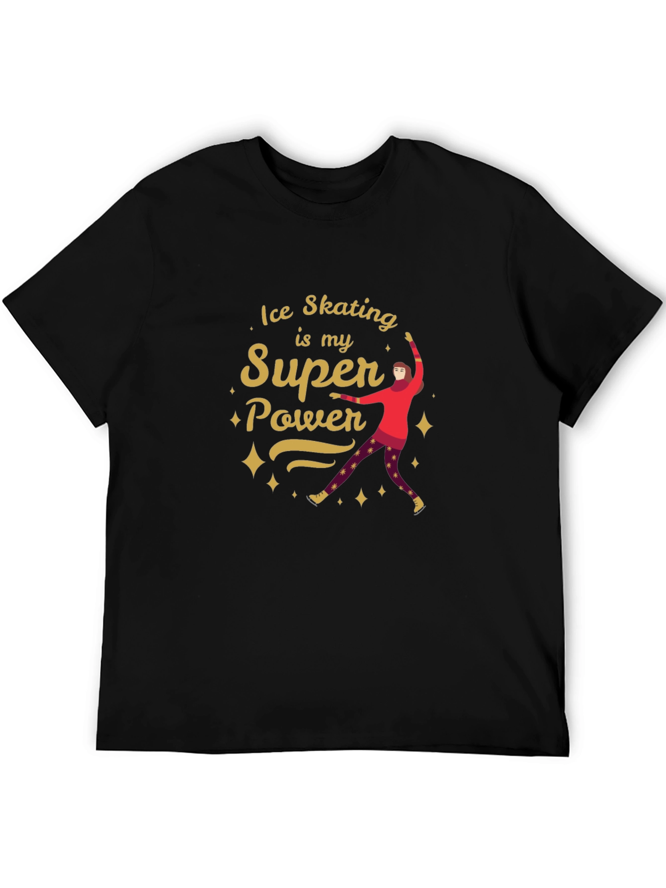Ice Skating Super Power T-Shirt