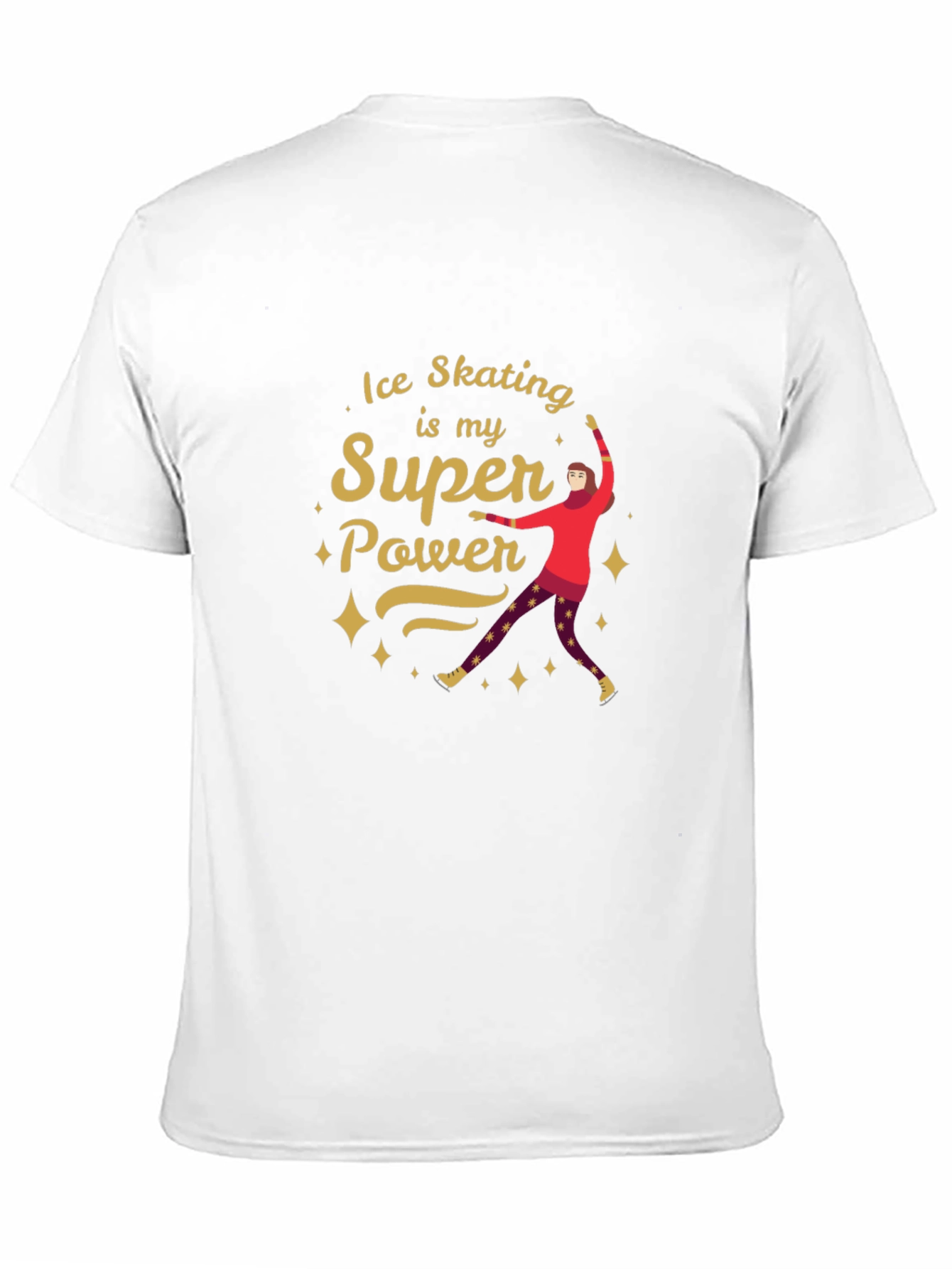 Ice Skating Super Power T-Shirt