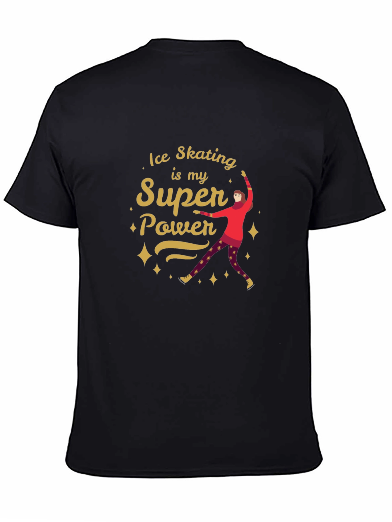 Ice Skating Super Power T-Shirt