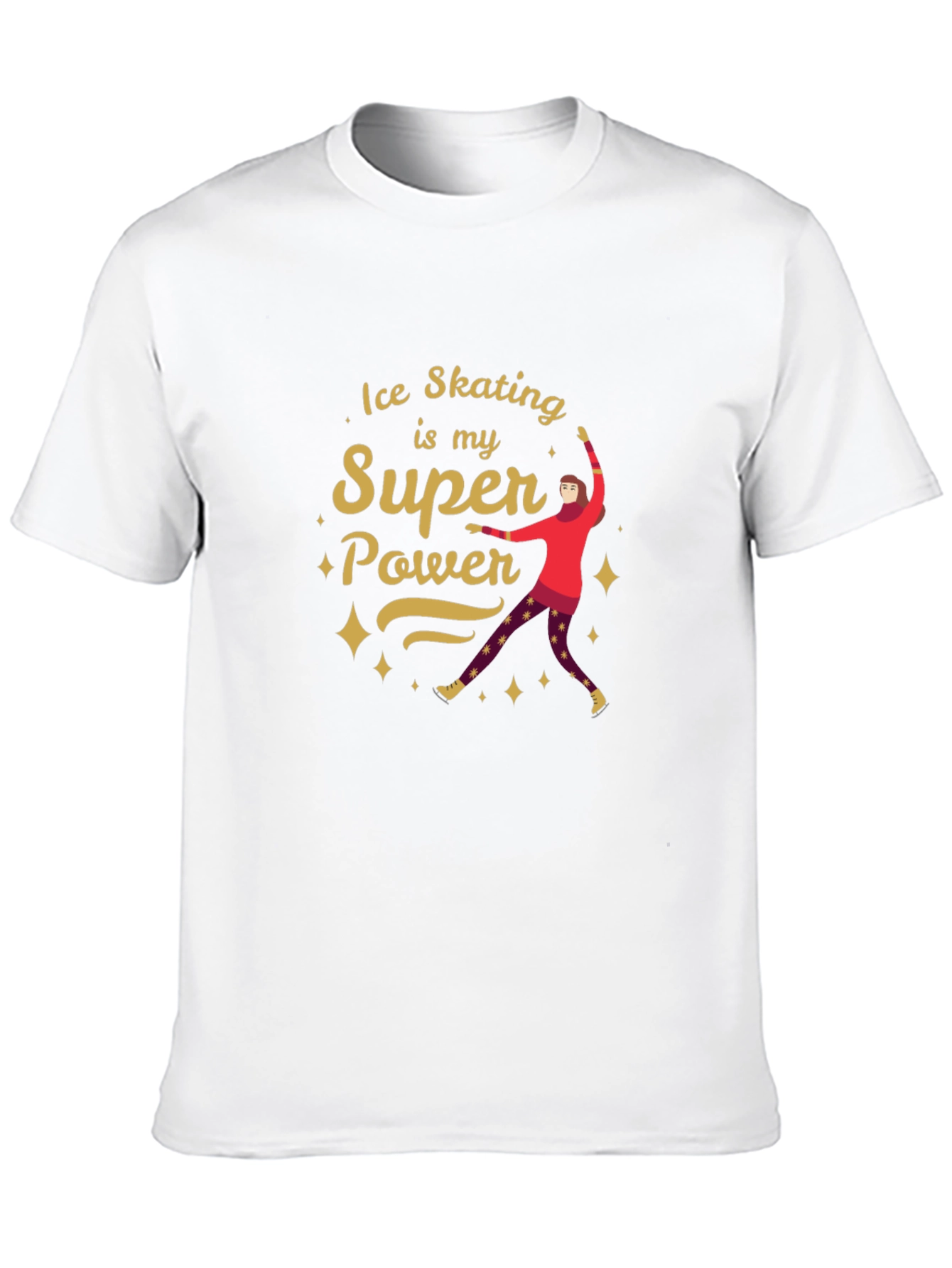 Ice Skating Super Power T-Shirt
