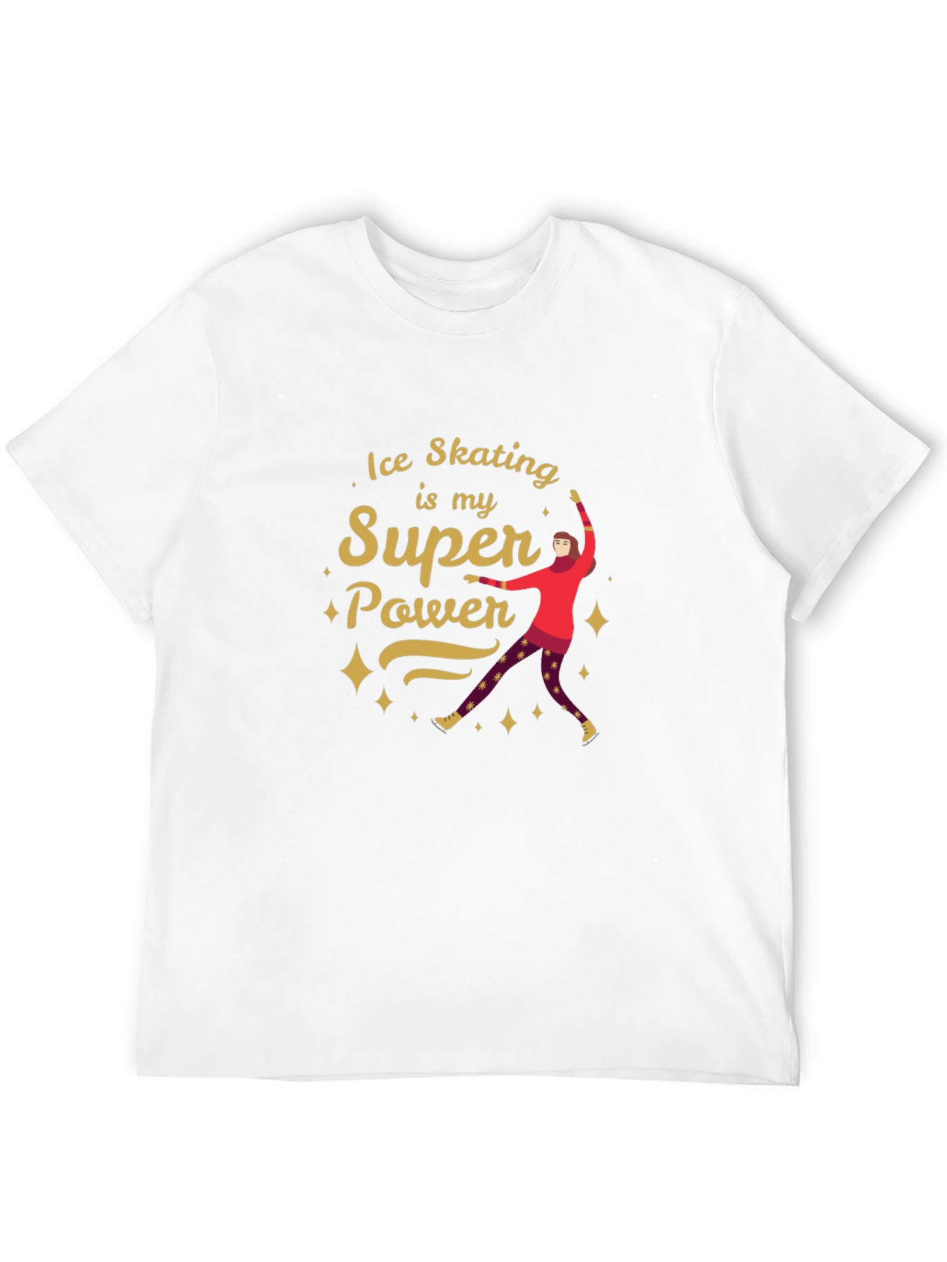 Ice Skating Super Power T-Shirt