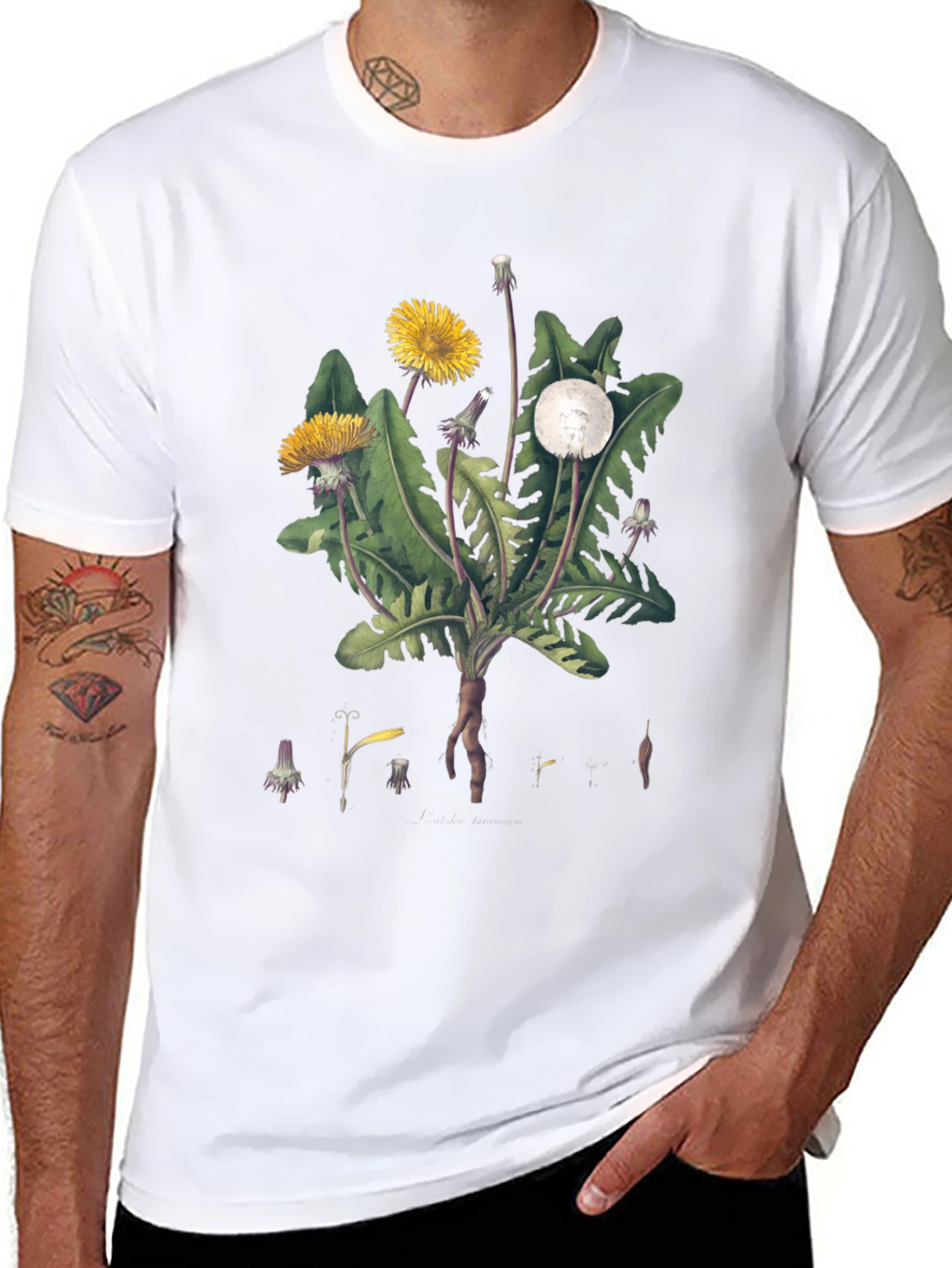 Dandelion Graphic Tee - Nature Inspired Design