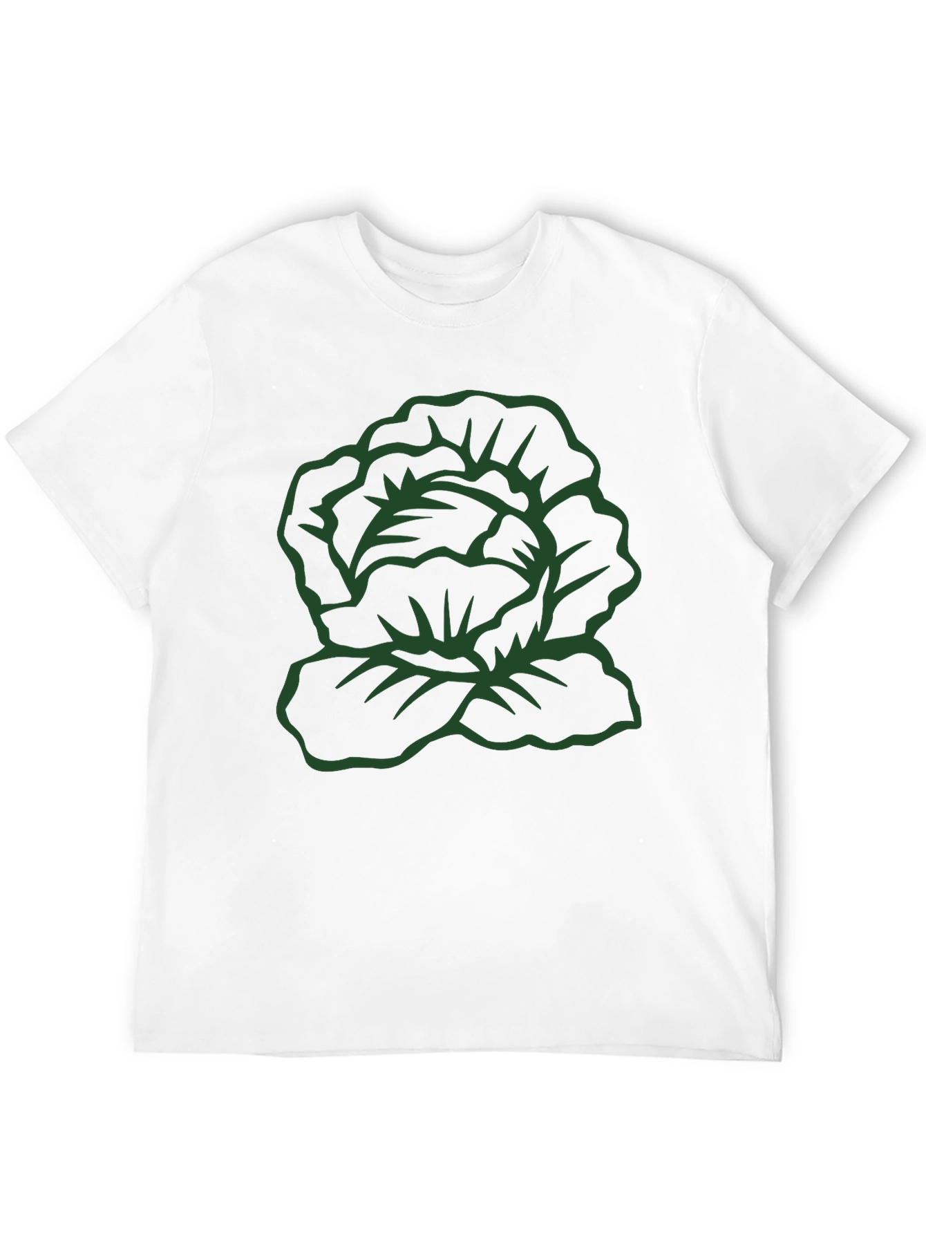 Cabbage Graphic T-Shirt - Black