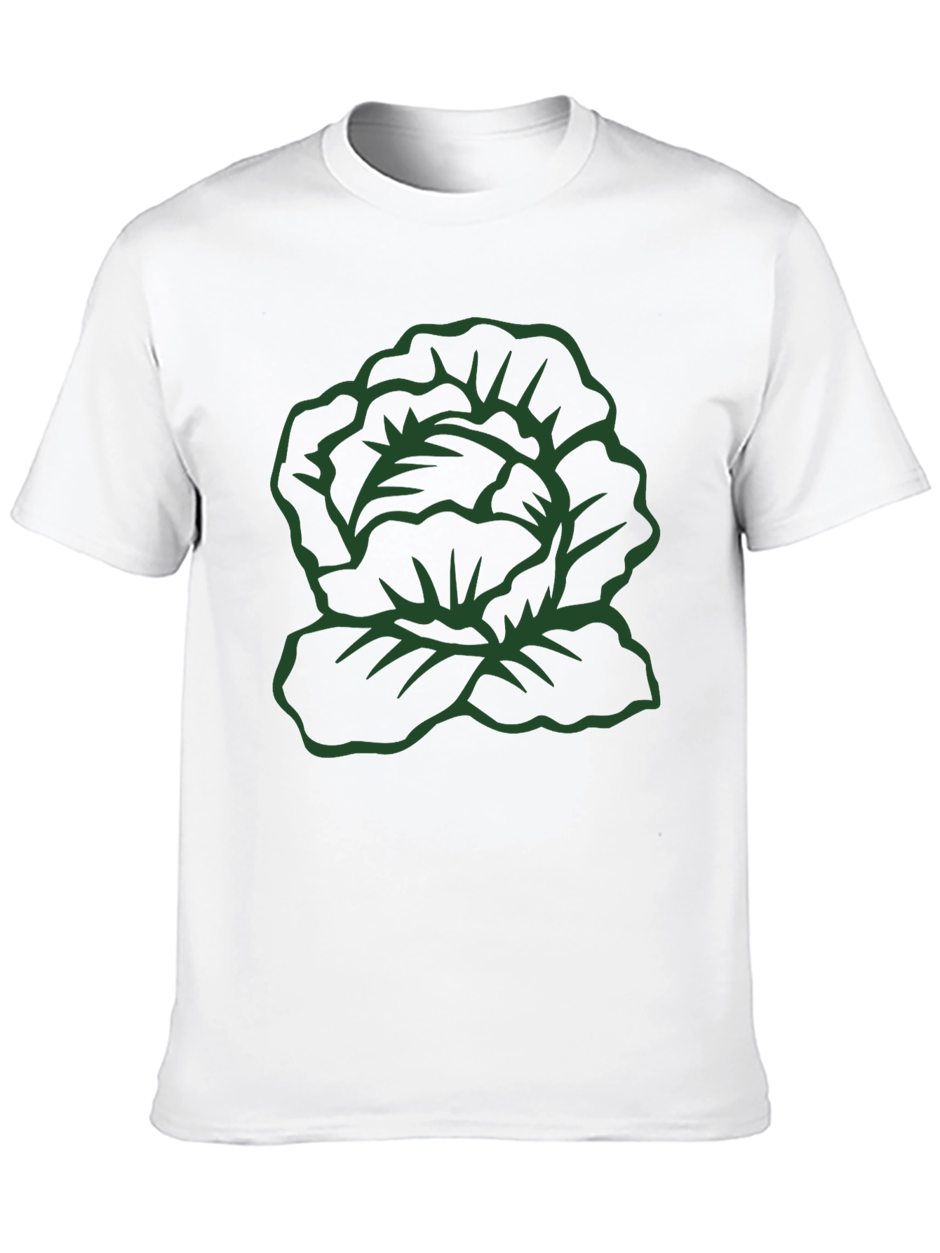Cabbage Graphic T-Shirt - Black