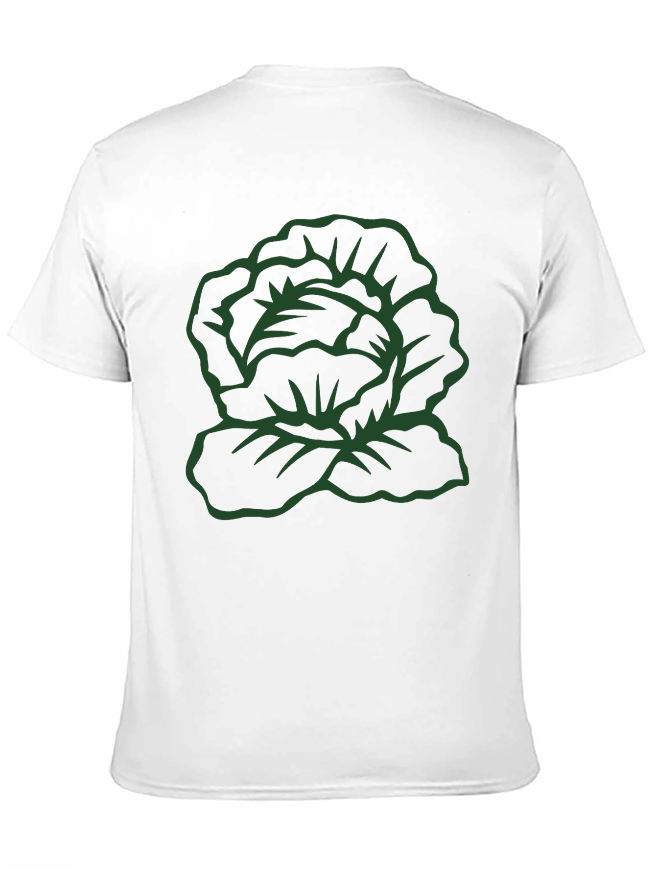 Cabbage Graphic T-Shirt - Black