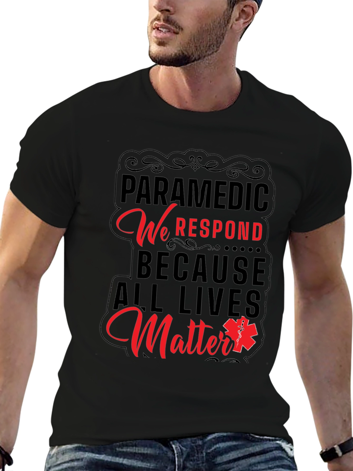 Paramedic All Lives Matter Graphic T-Shirt