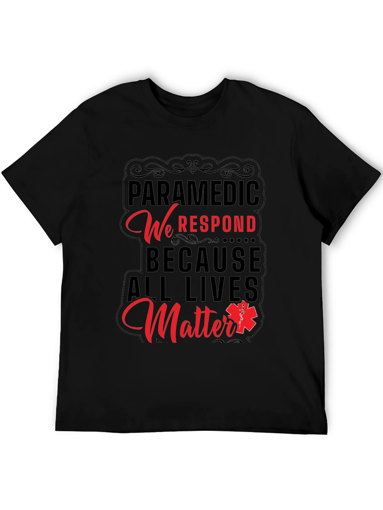 Paramedic All Lives Matter Graphic T-Shirt