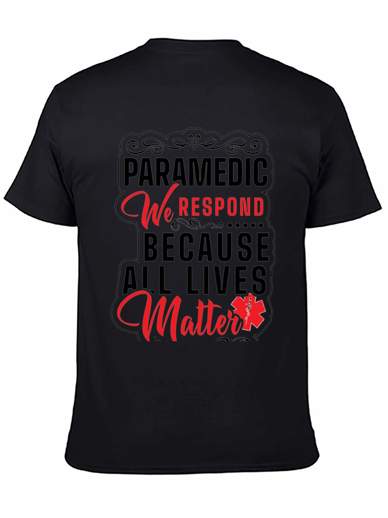 Paramedic All Lives Matter Graphic T-Shirt