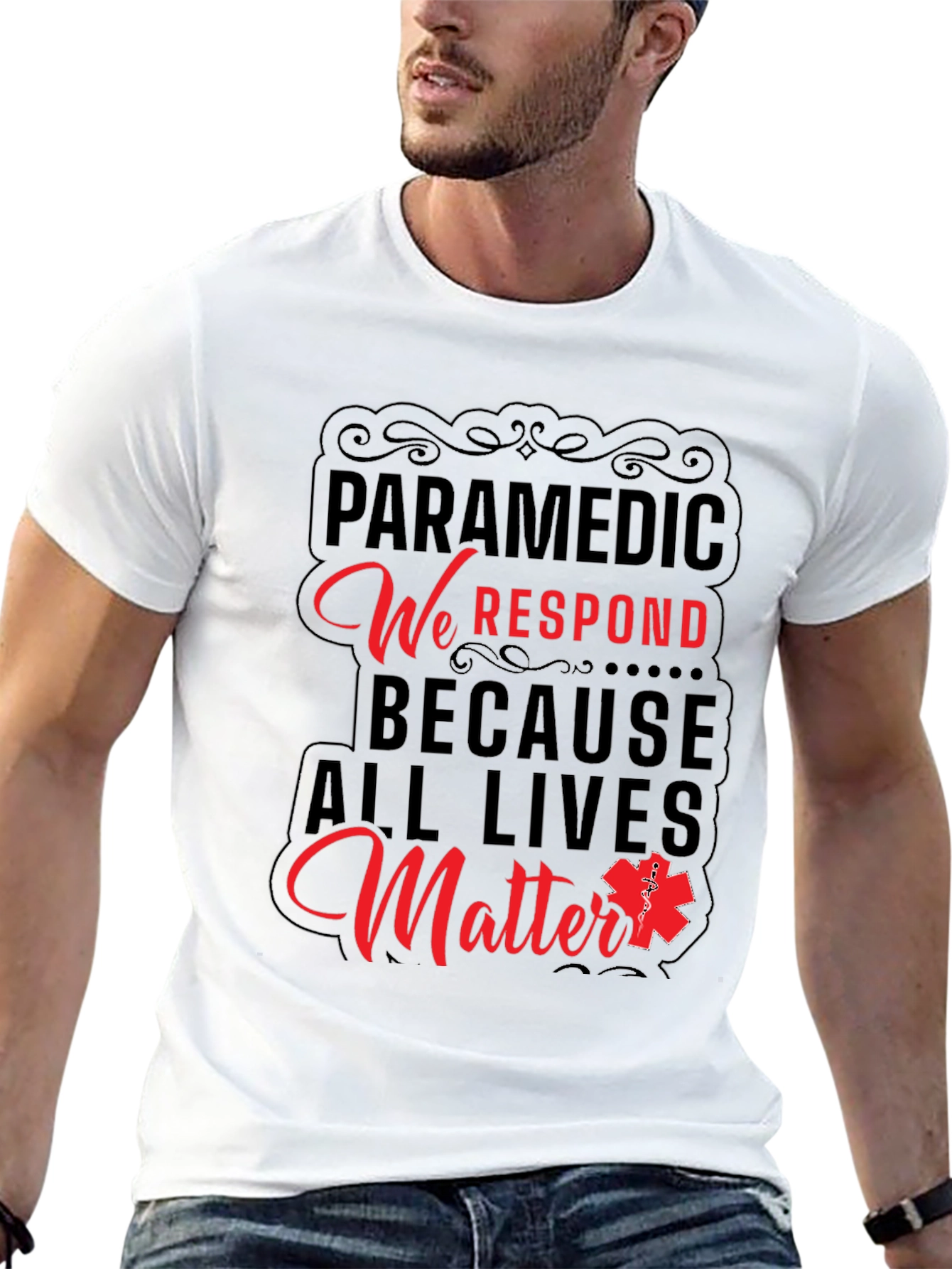 Paramedic All Lives Matter Graphic T-Shirt