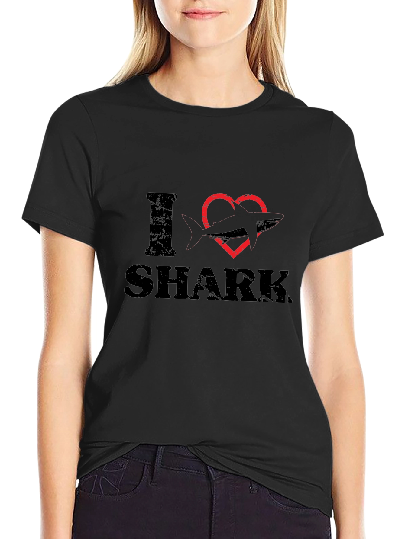 I Heart Shark Graphic T-Shirt