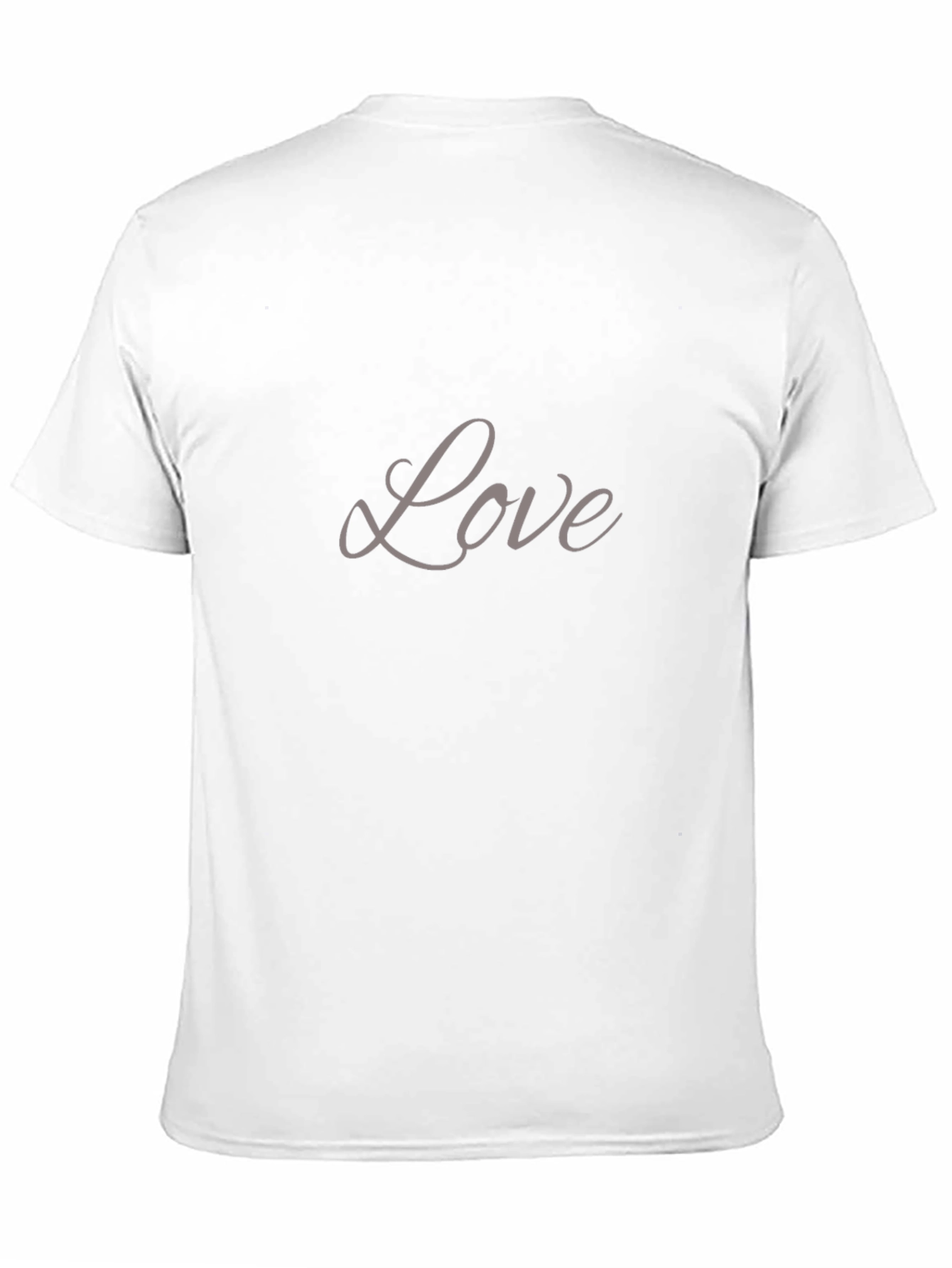 Love Script Tee - Stylish Black T-Shirt