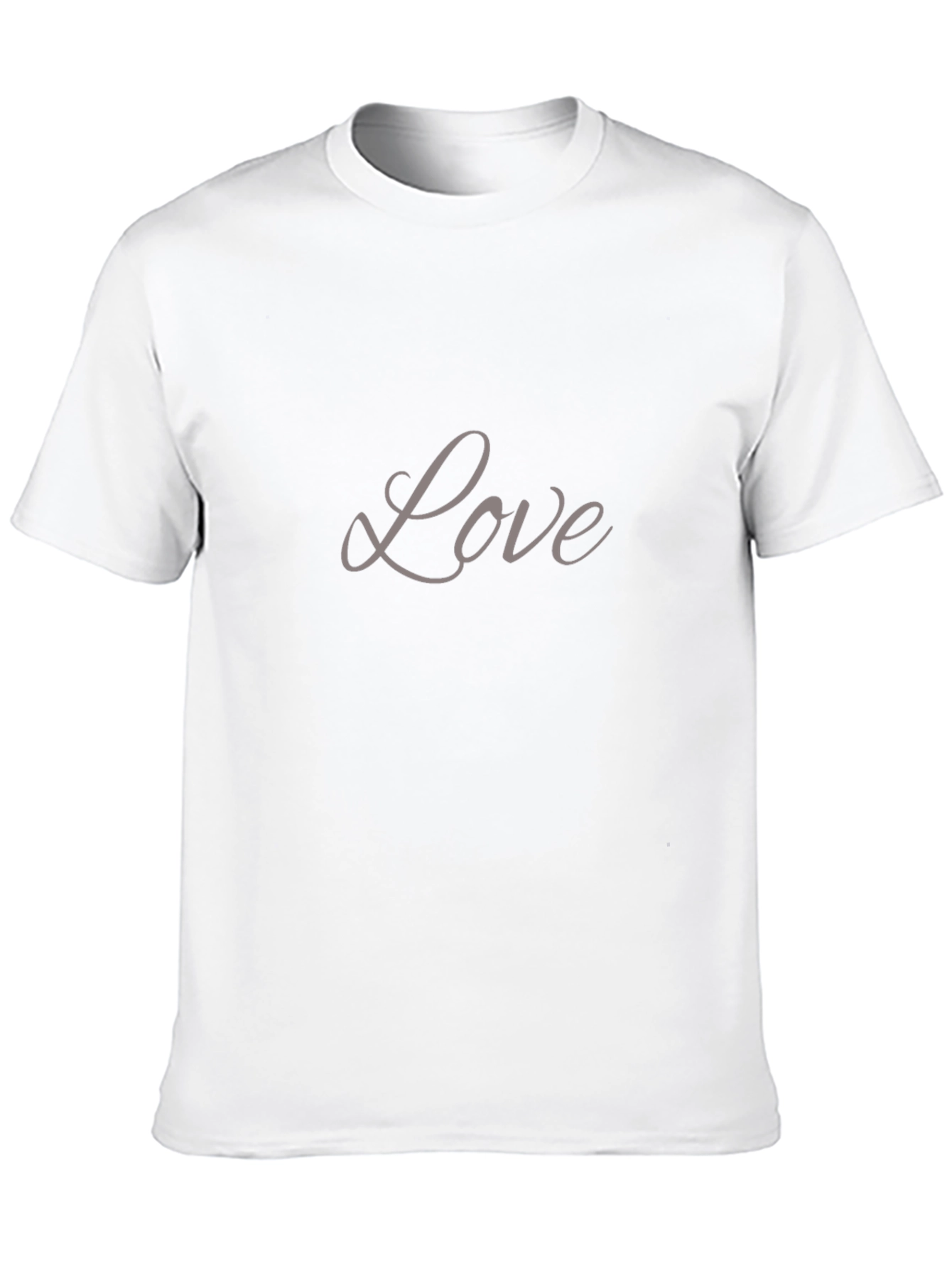 Love Script Tee - Stylish Black T-Shirt