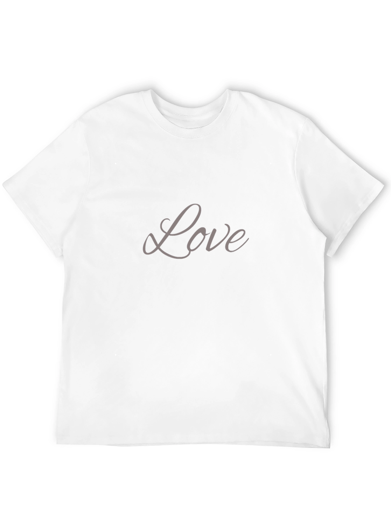 Love Script Tee - Stylish Black T-Shirt