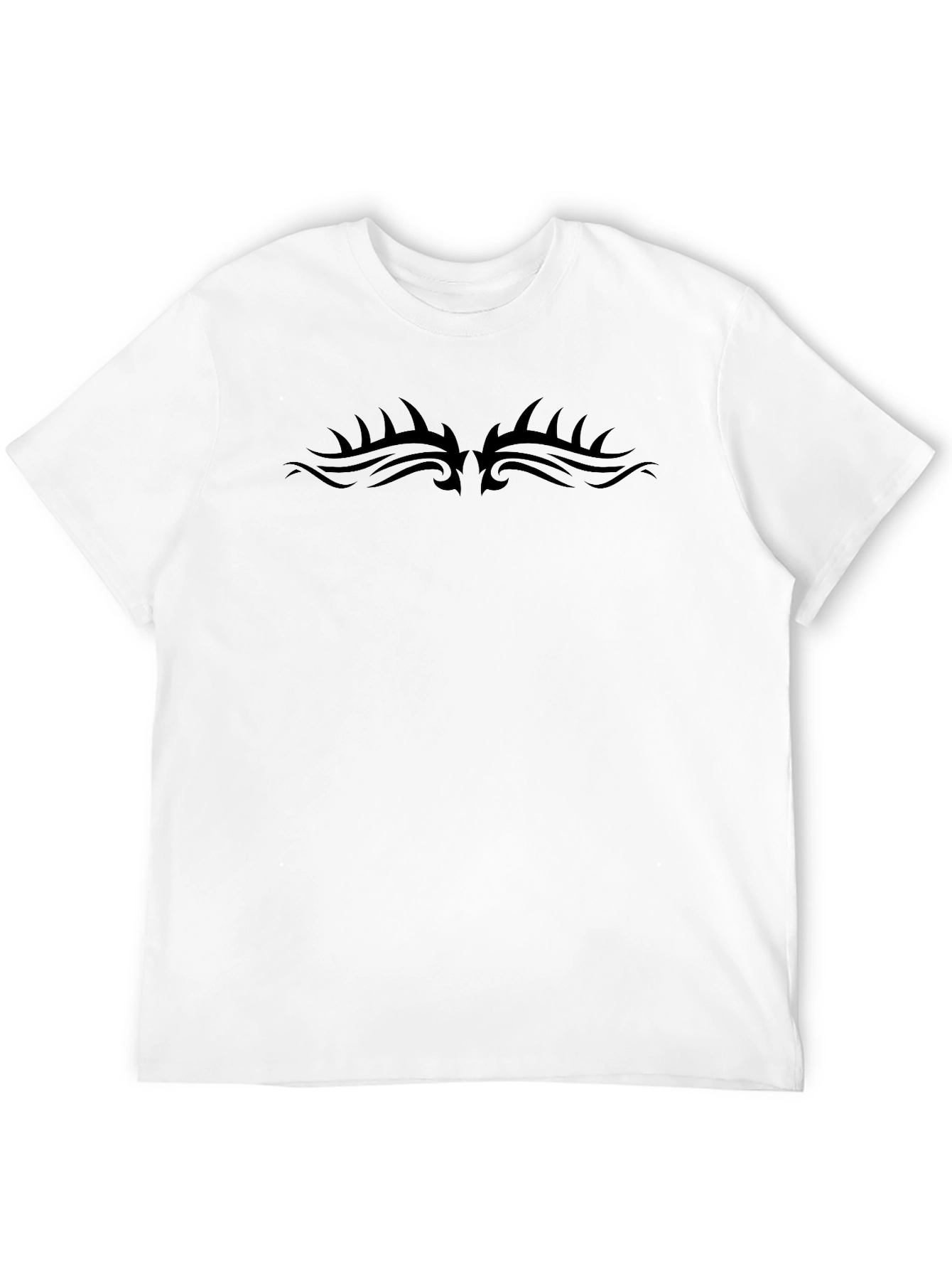 Tribal Design Black T-Shirt - Unique Graphic Tee