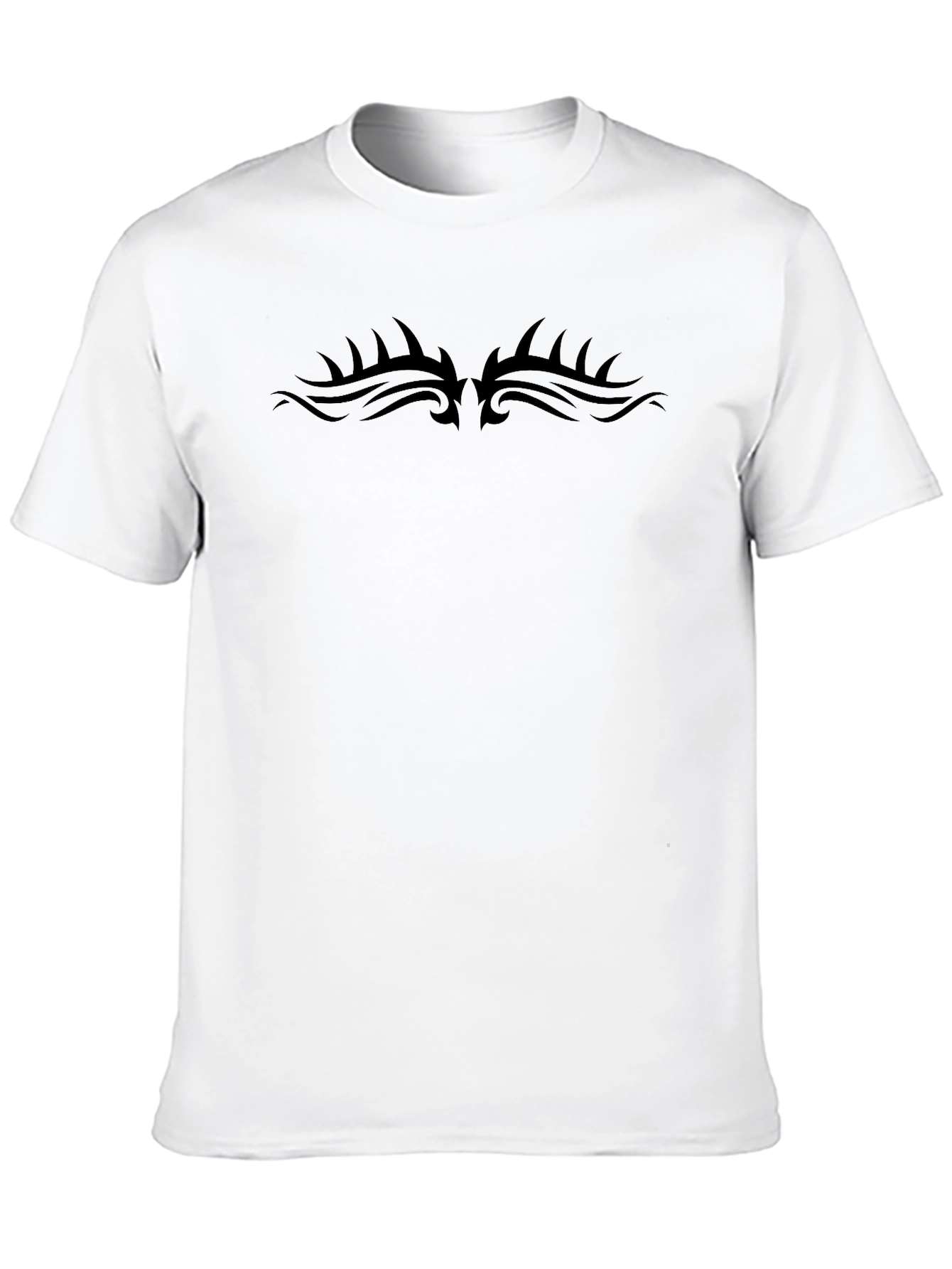 Tribal Design Black T-Shirt - Unique Graphic Tee