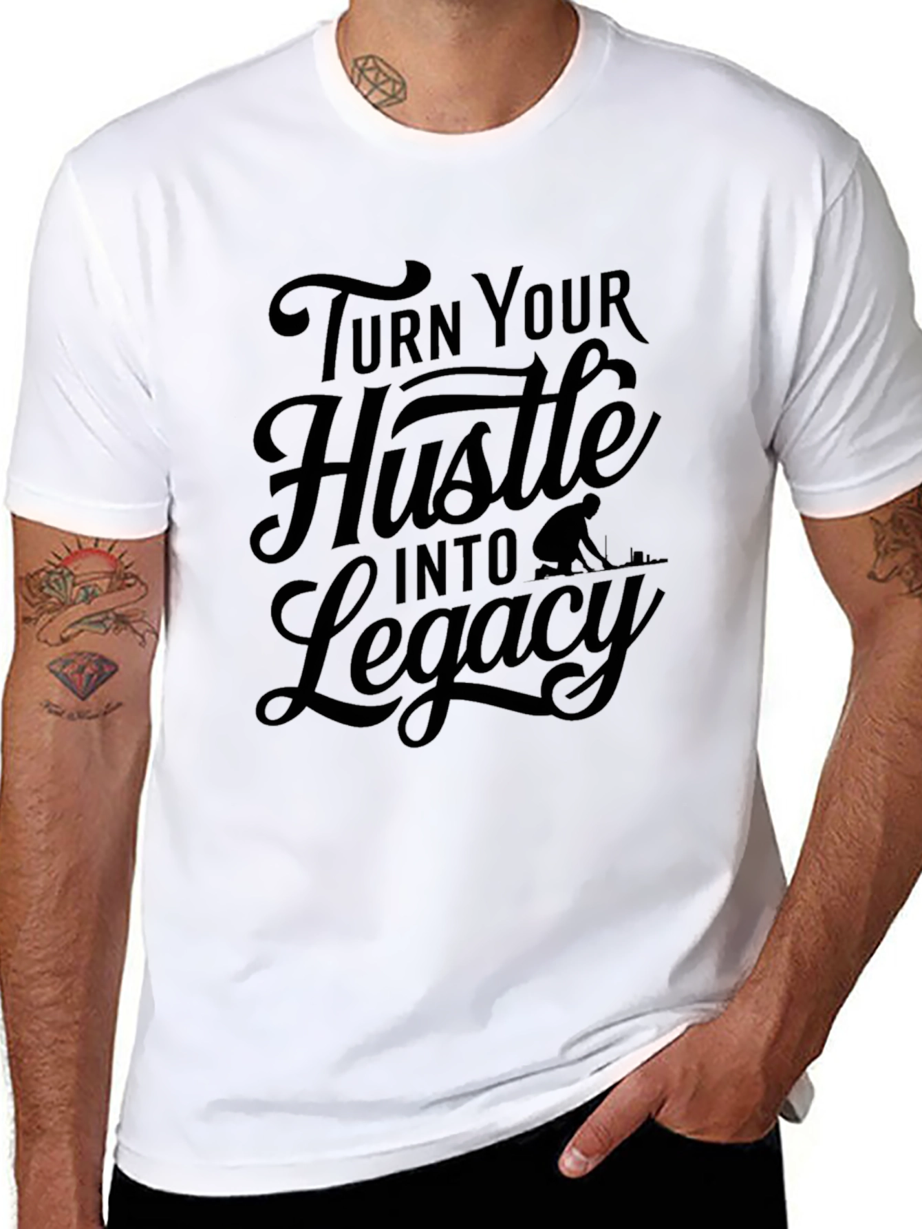 Turn Your Hustle Into Legacy Black T-Shirt