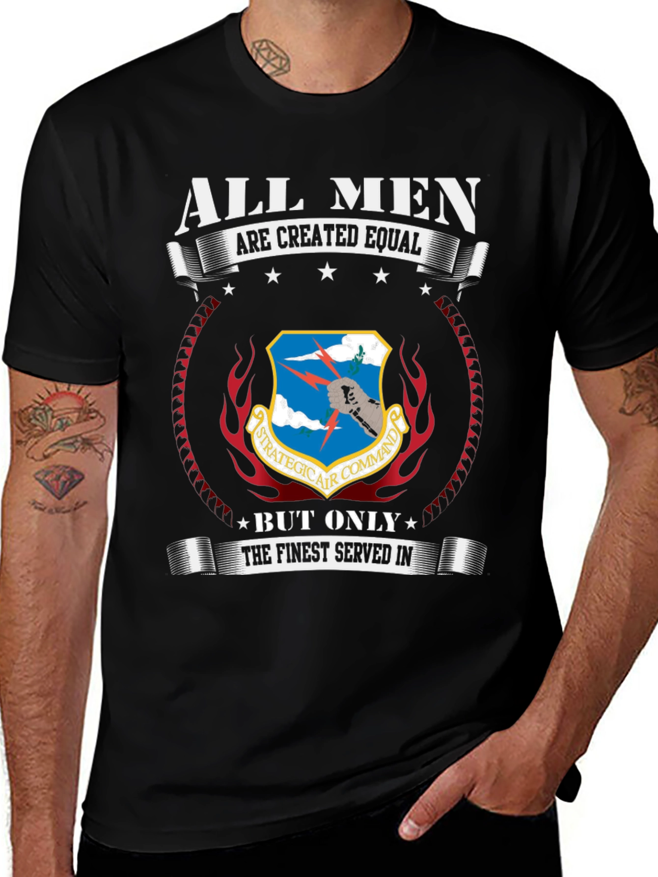 All Men Created Equal T-Shirt - Strategic Air Command