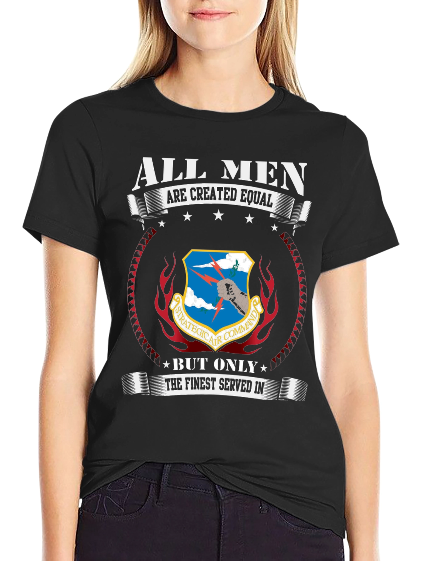 All Men Created Equal T-Shirt - Strategic Air Command