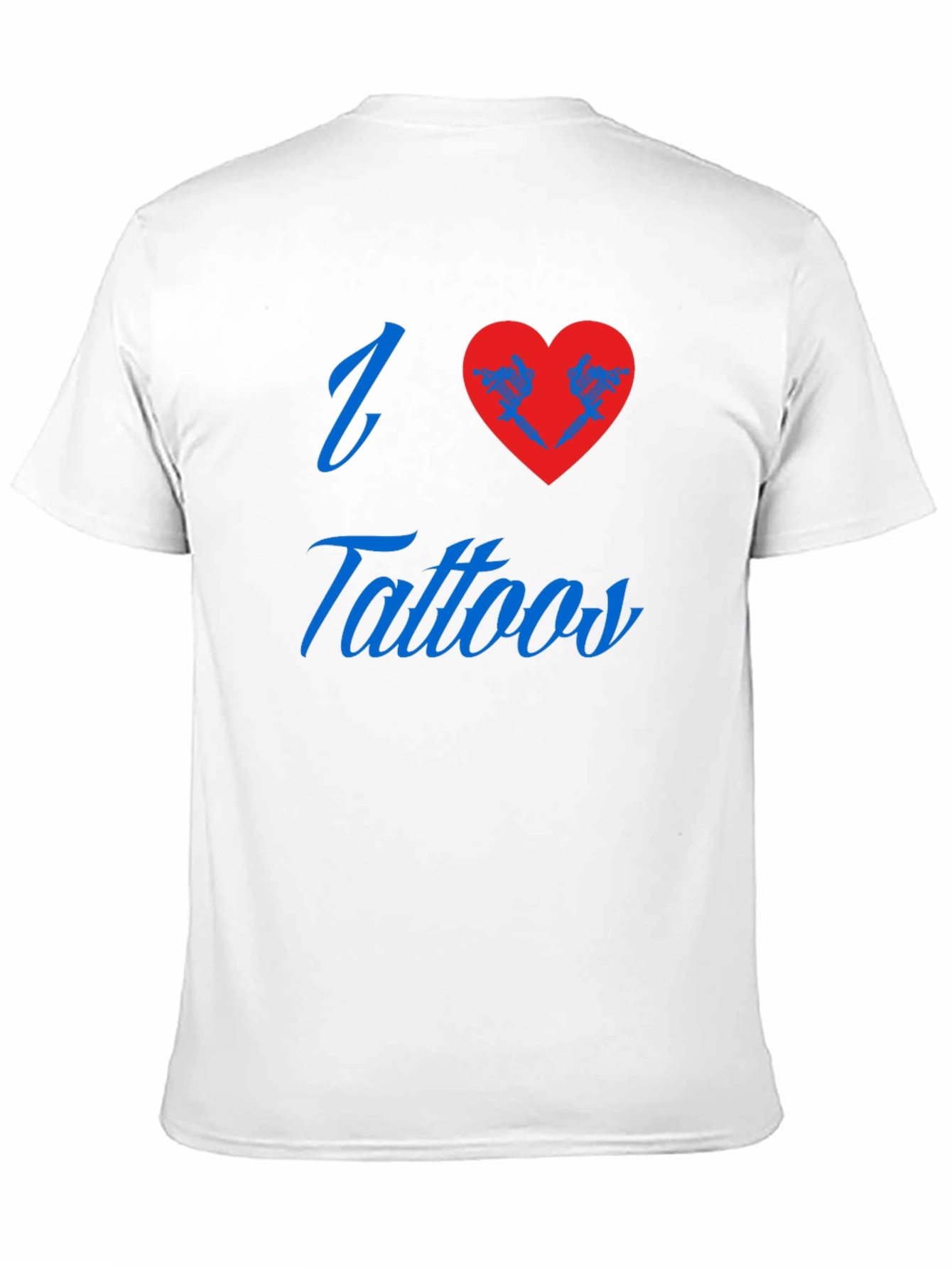I Love Tattoos Black T-Shirt