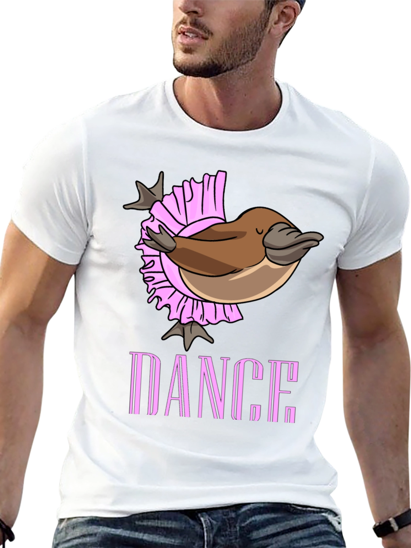 Dance Platypus T-Shirt - Unique Graphic Tee