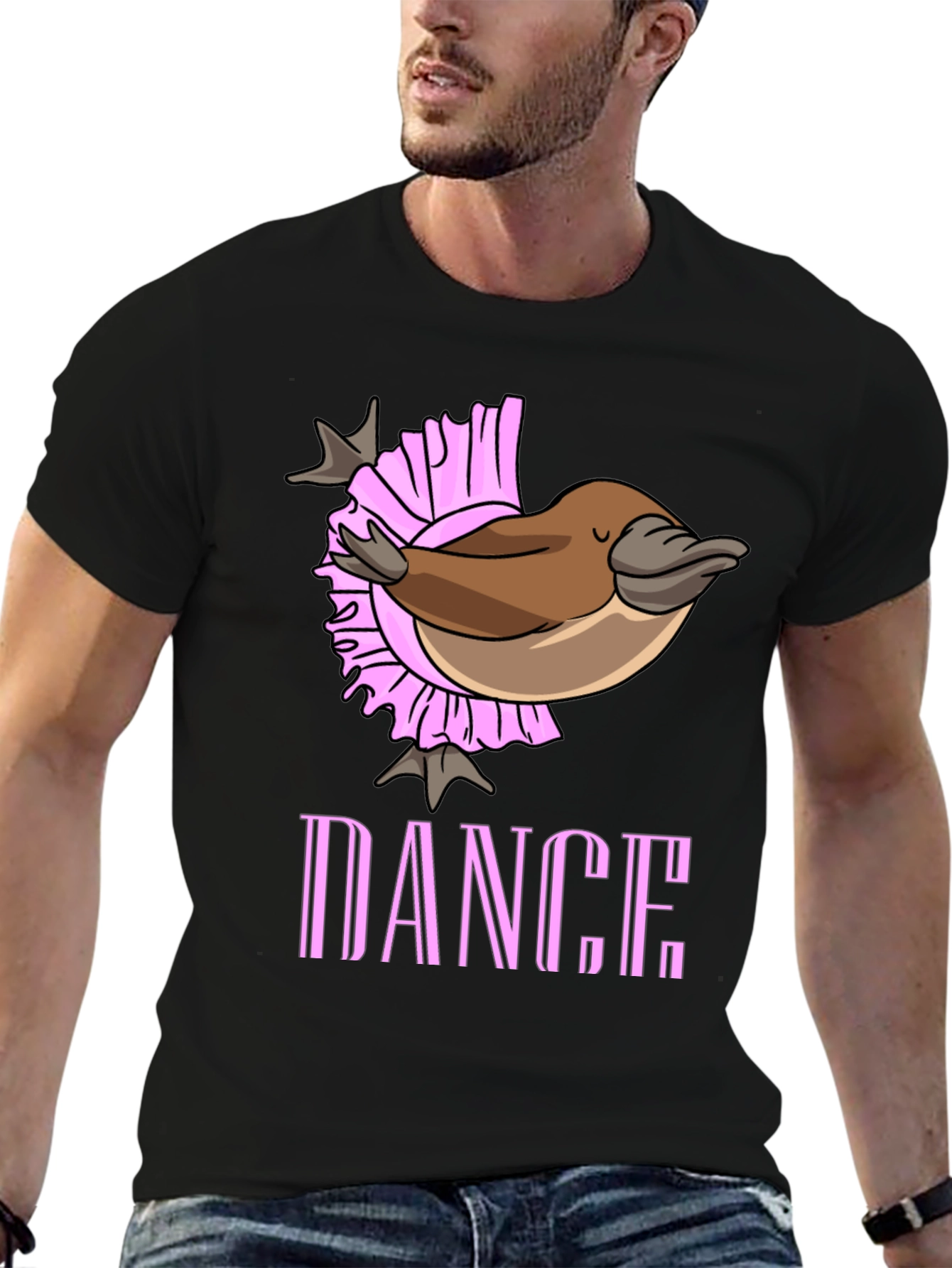 Dance Platypus T-Shirt - Unique Graphic Tee