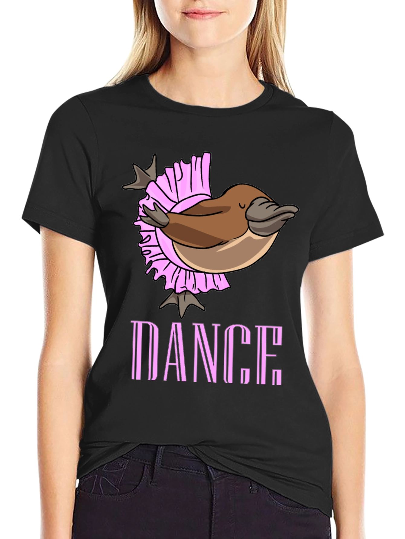 Dance Platypus T-Shirt - Unique Graphic Tee