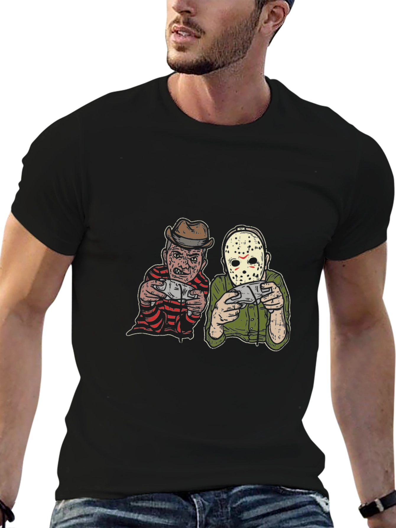 Freddy vs Jason Gaming T-Shirt