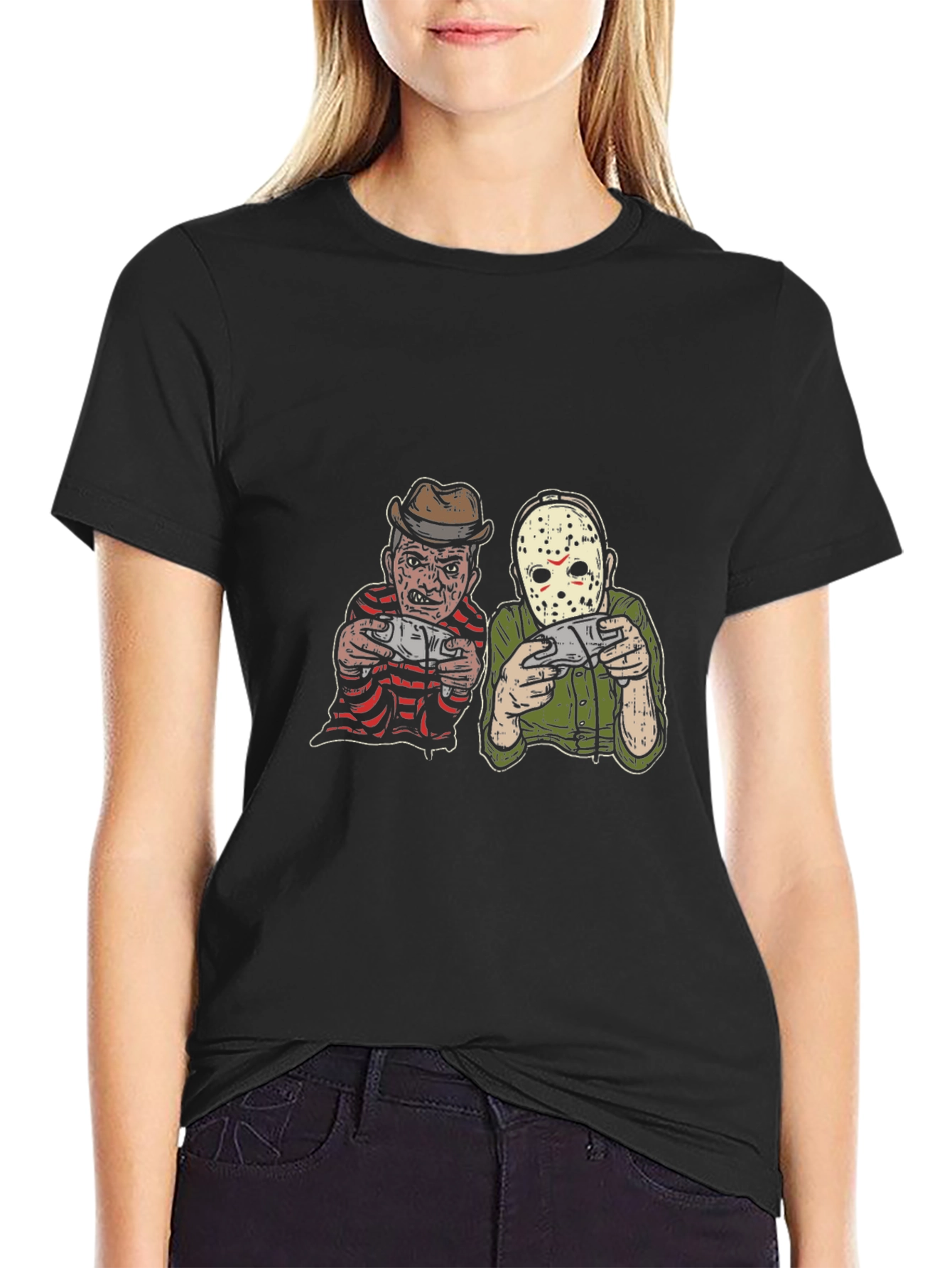 Freddy vs Jason Gaming T-Shirt