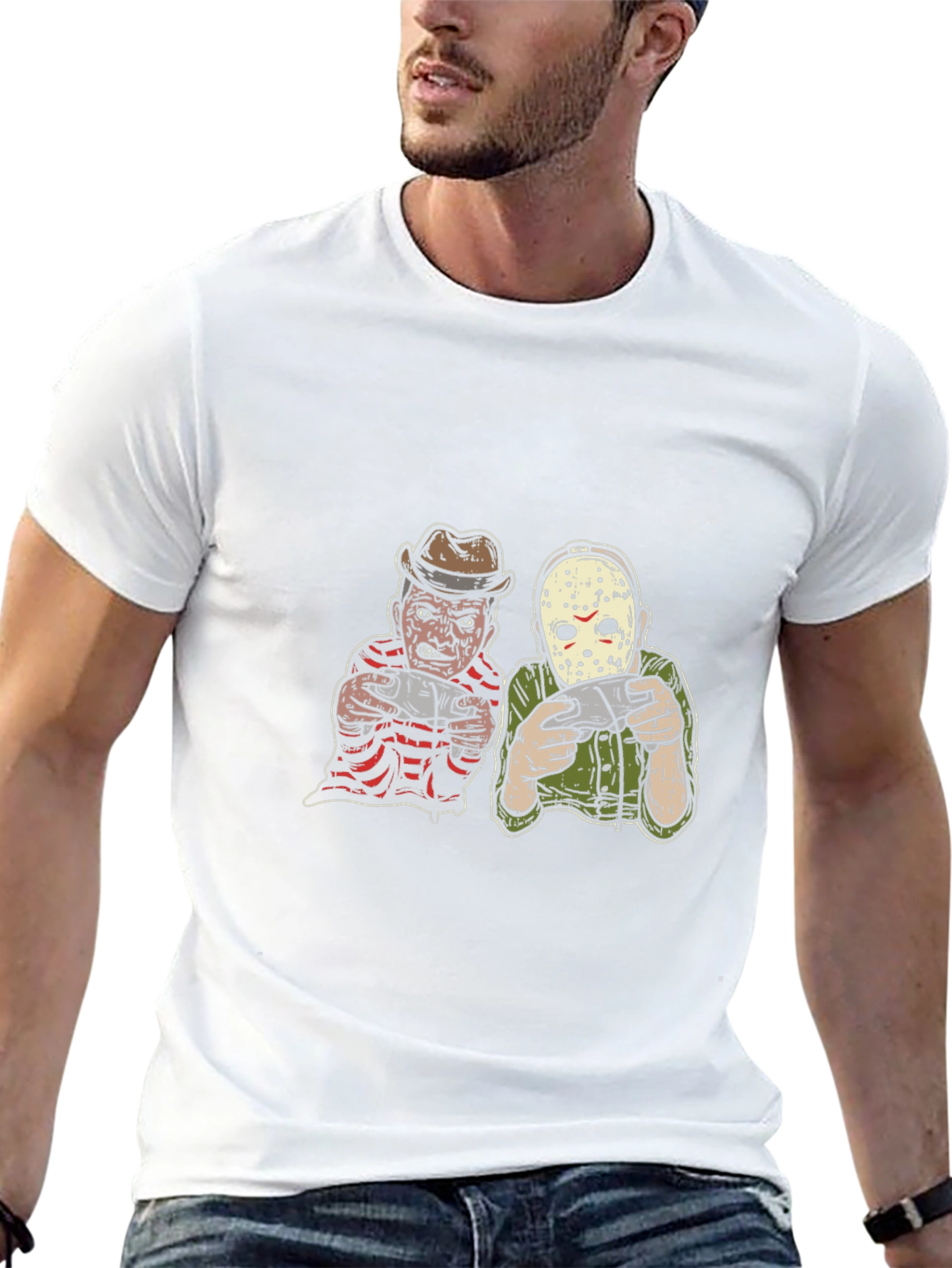 Freddy vs Jason Gaming T-Shirt