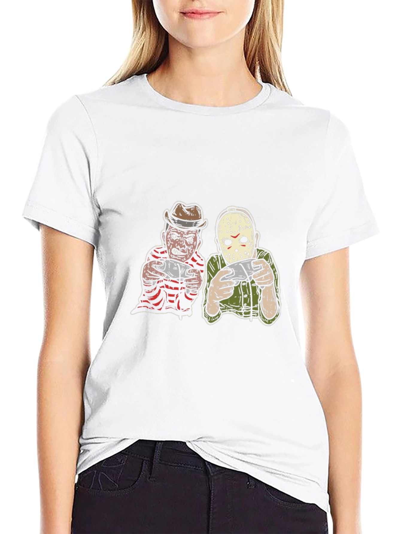 Freddy vs Jason Gaming T-Shirt