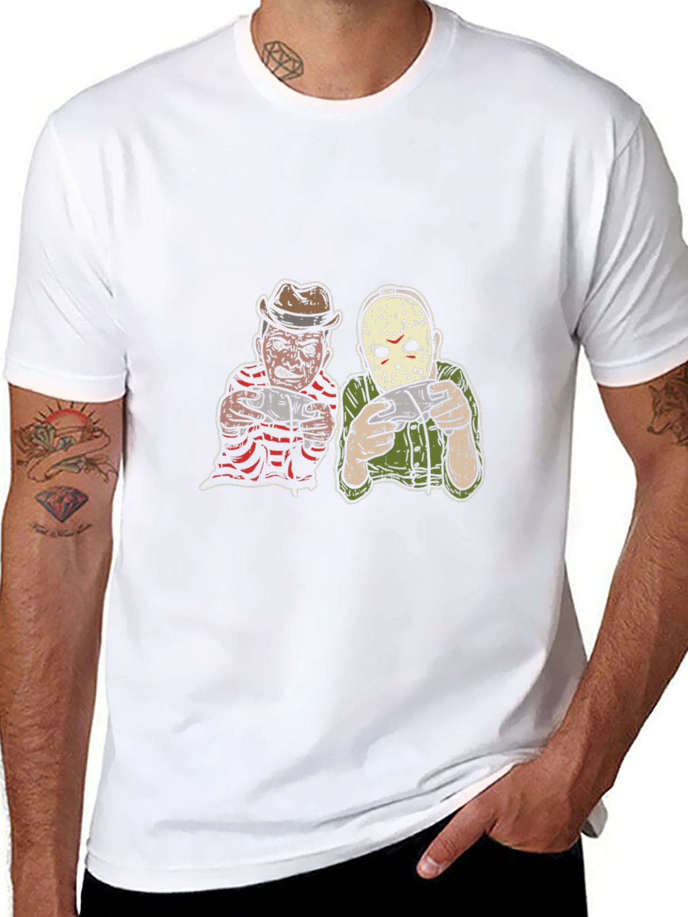 Freddy vs Jason Gaming T-Shirt