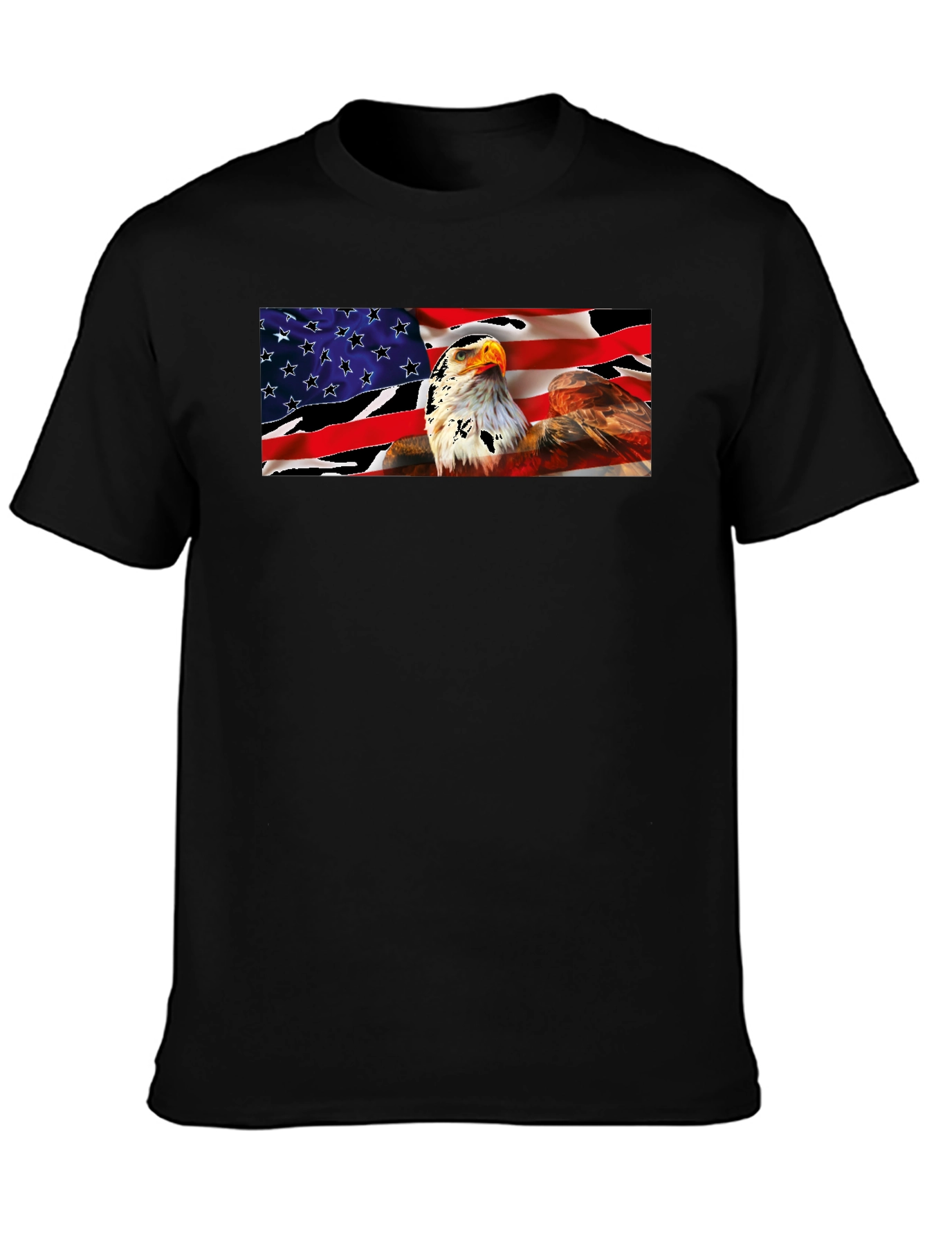 American Eagle Flag Graphic T-Shirt - Patriotic Pride