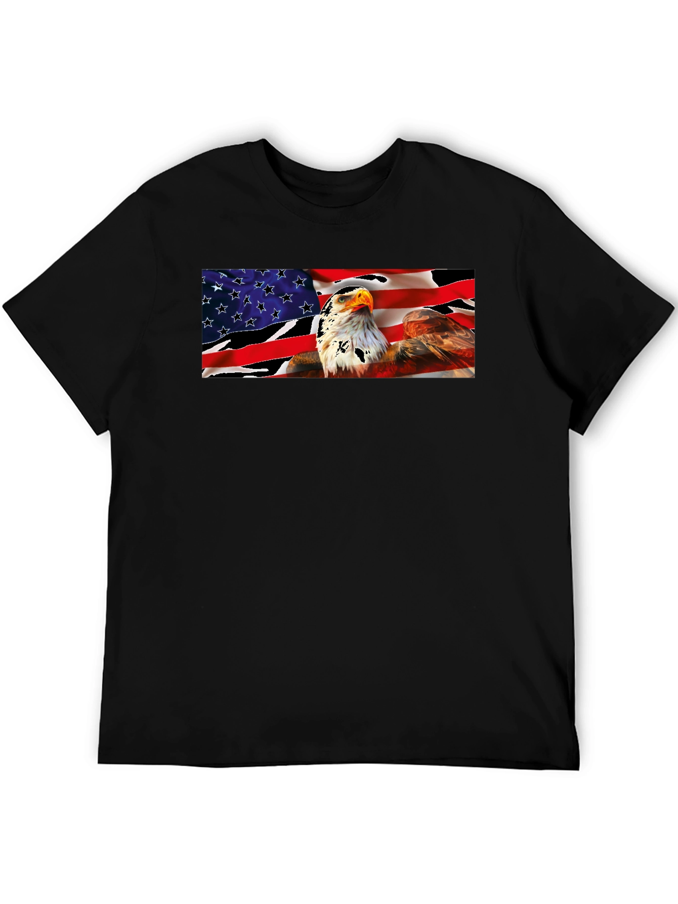 American Eagle Flag Graphic T-Shirt - Patriotic Pride