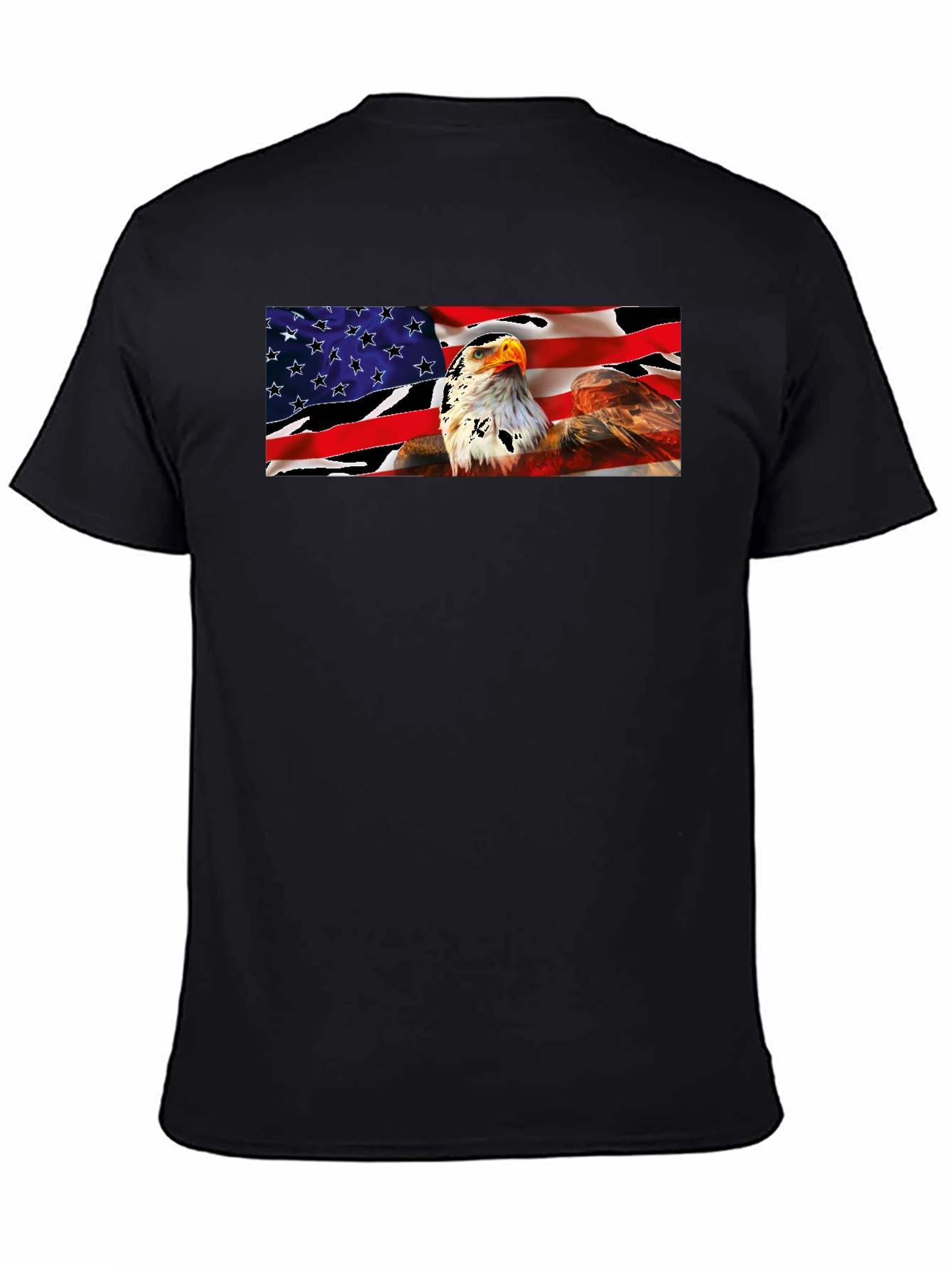 American Eagle Flag Graphic T-Shirt - Patriotic Pride