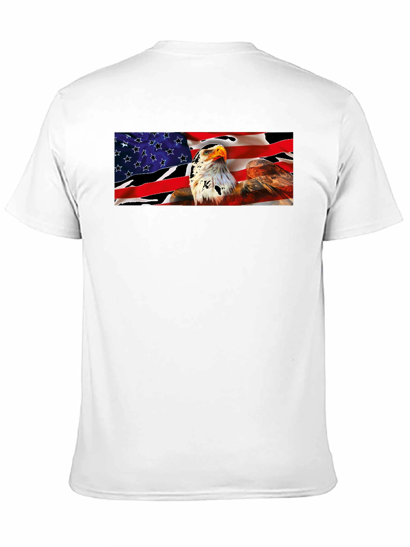 American Eagle Flag Graphic T-Shirt - Patriotic Pride