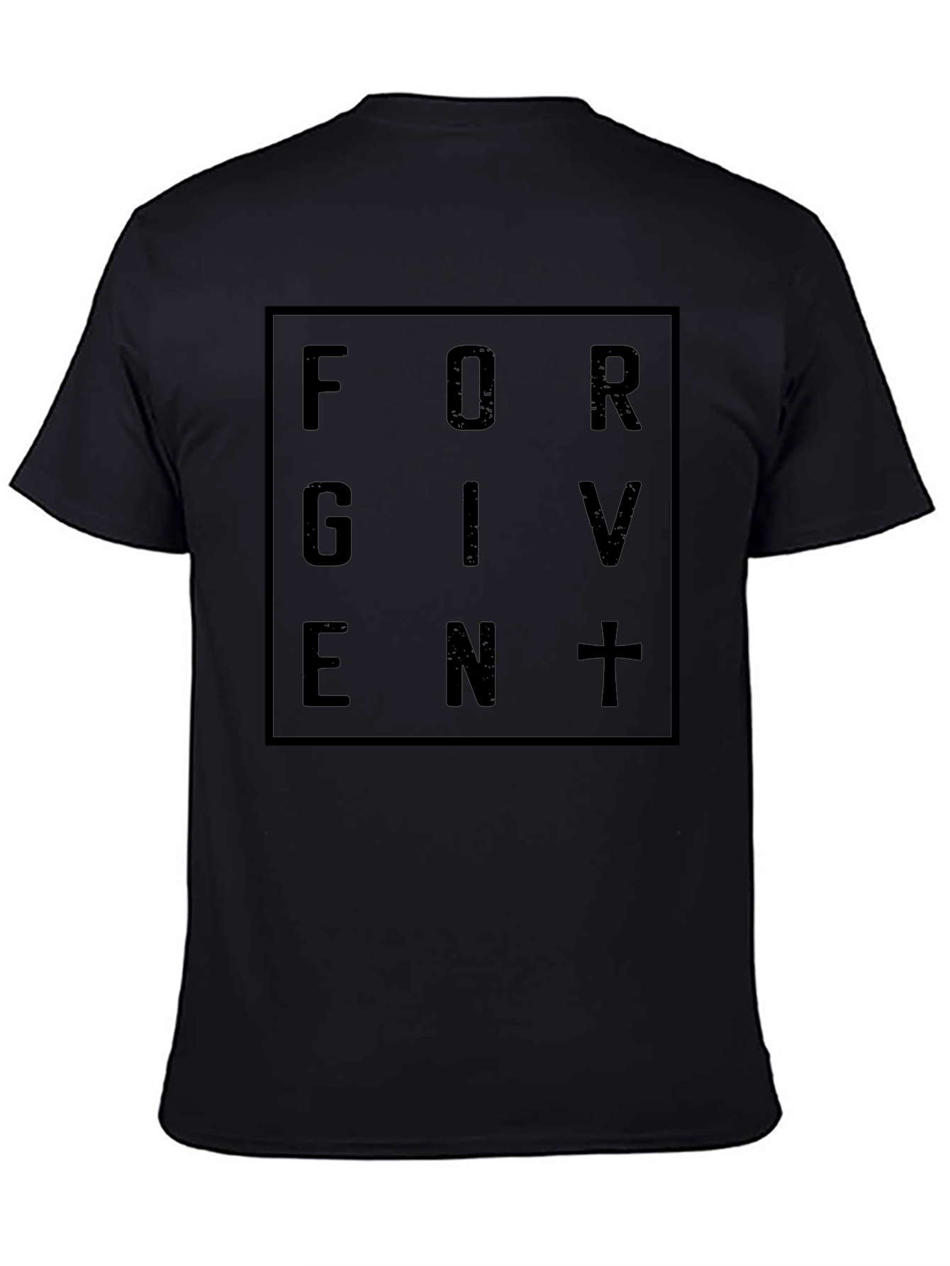 Forgiven Graphic T-Shirt - Mens Black Tee