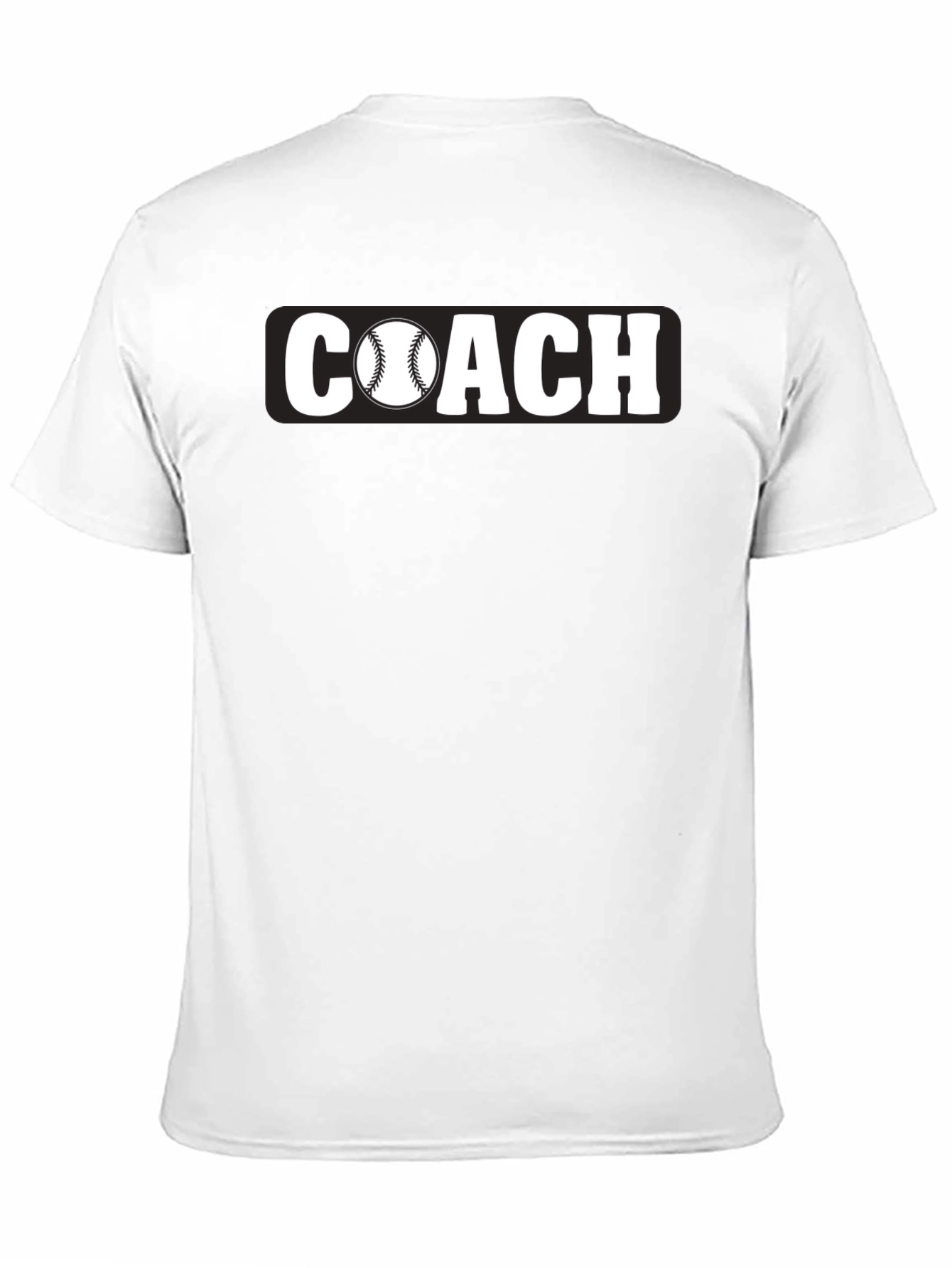 Baseball Coach T-Shirt - Black Graphic Tee