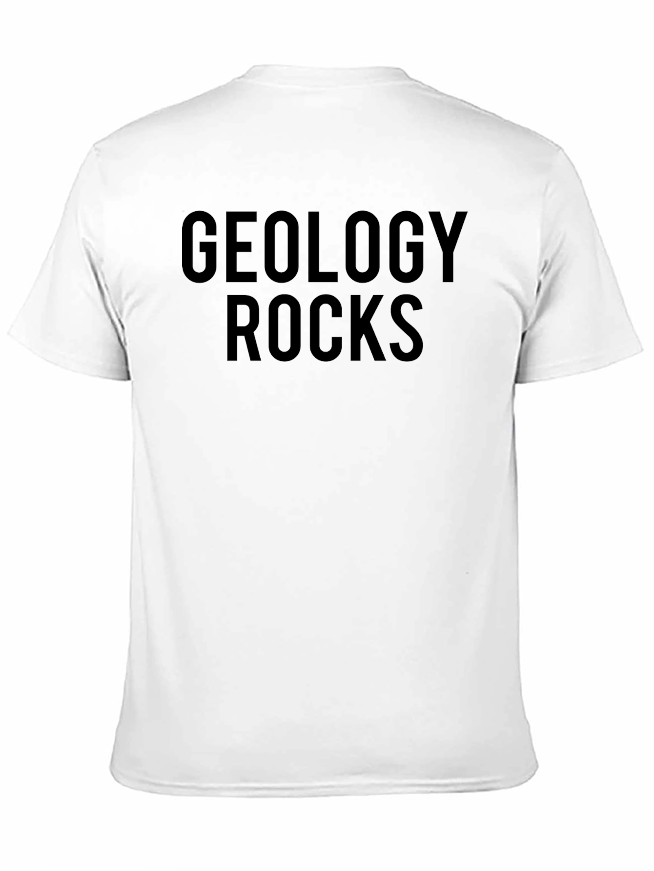 Geology Rocks Graphic Tee - Black Cotton T-Shirt