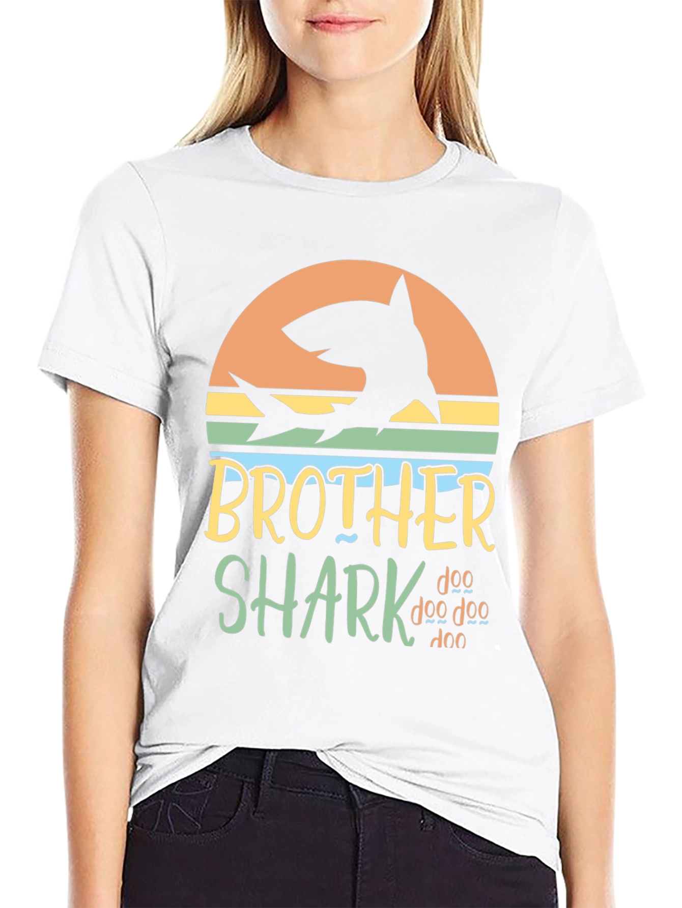 Brother Shark Doo Doo Doo Graphic T-Shirt