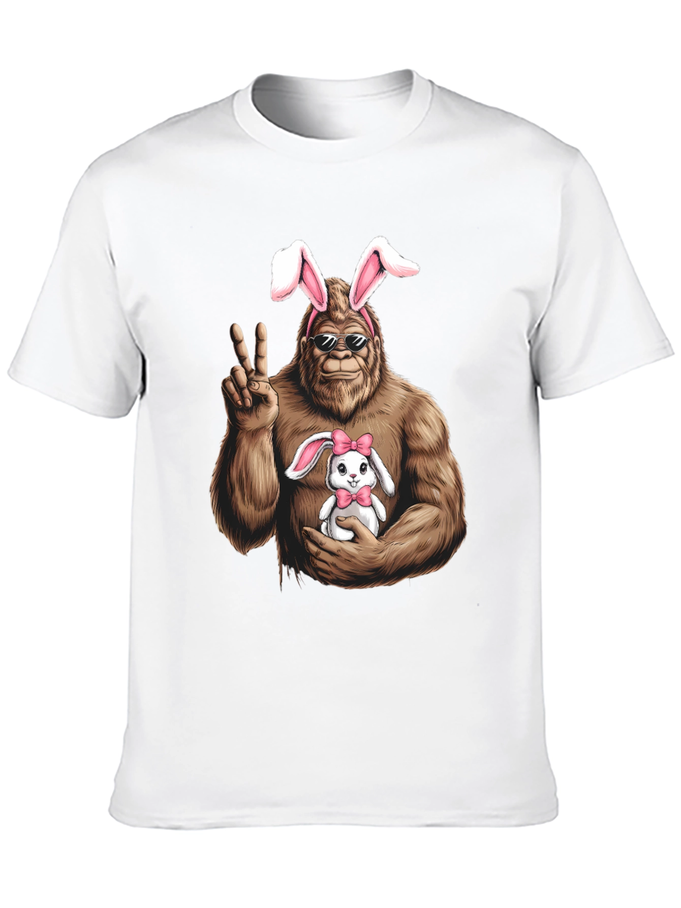 Bigfoot Easter Bunny T-Shirt