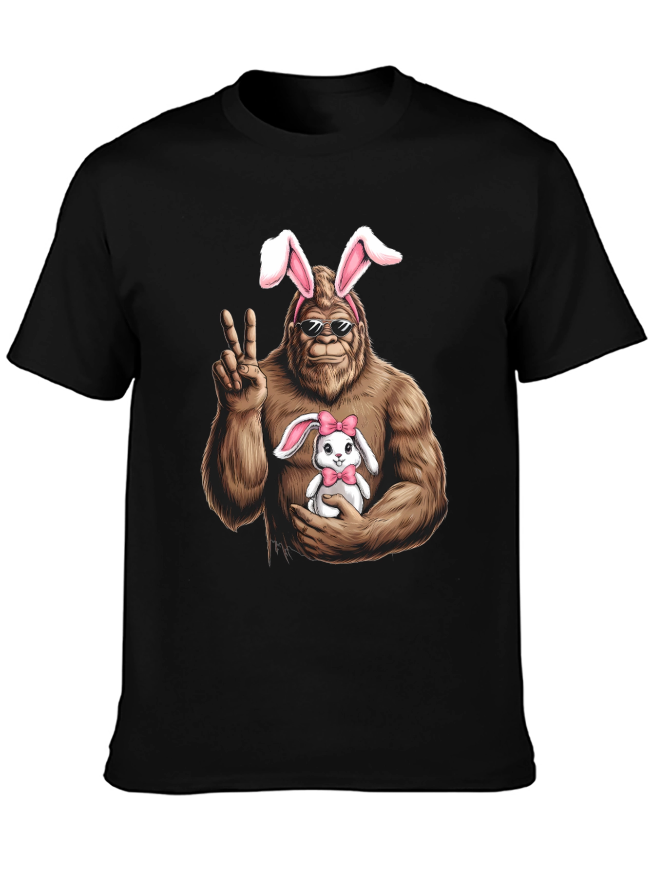 Bigfoot Easter Bunny T-Shirt
