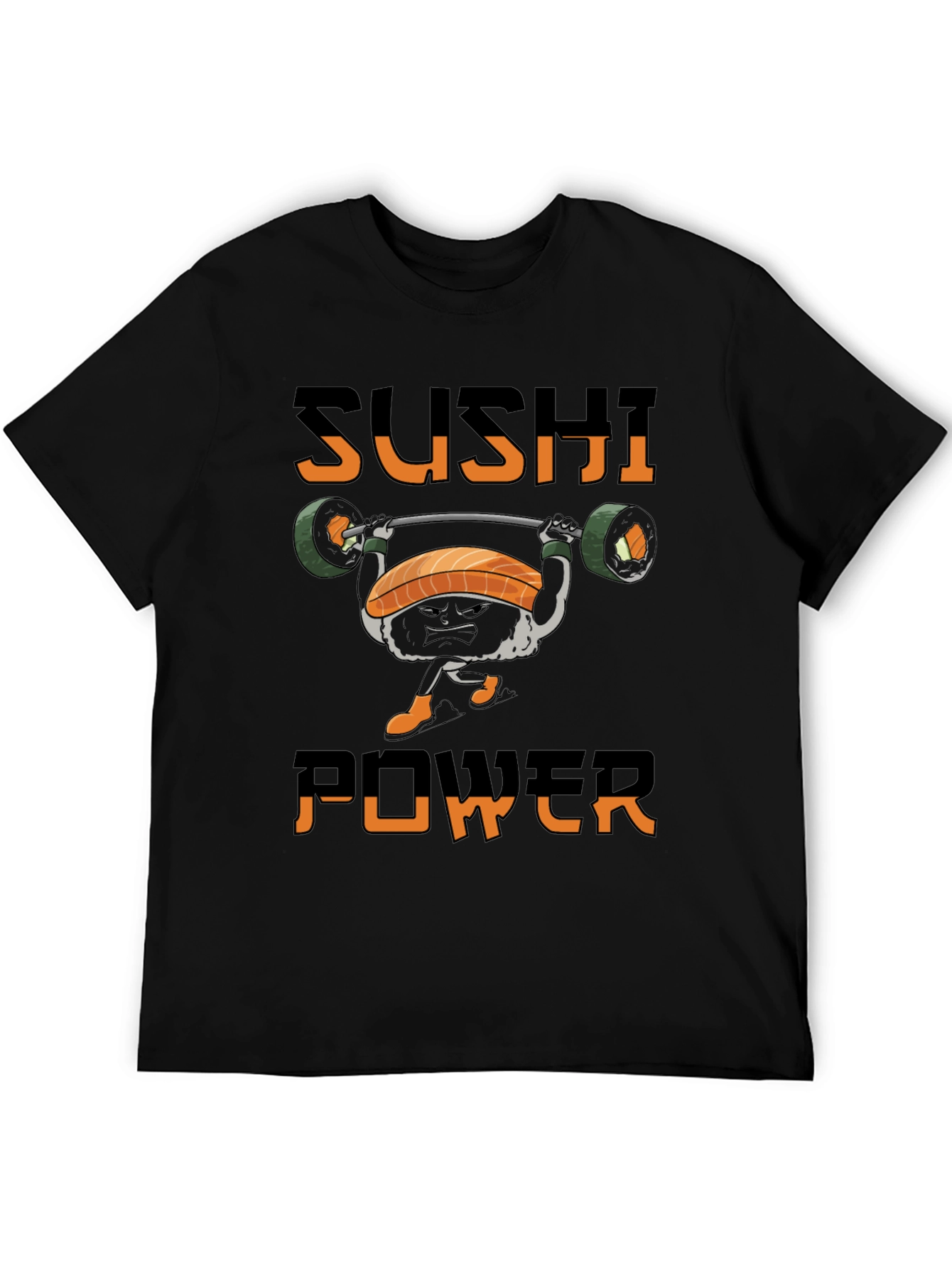 Sushi Power T-Shirt - Gym & Foodie Style