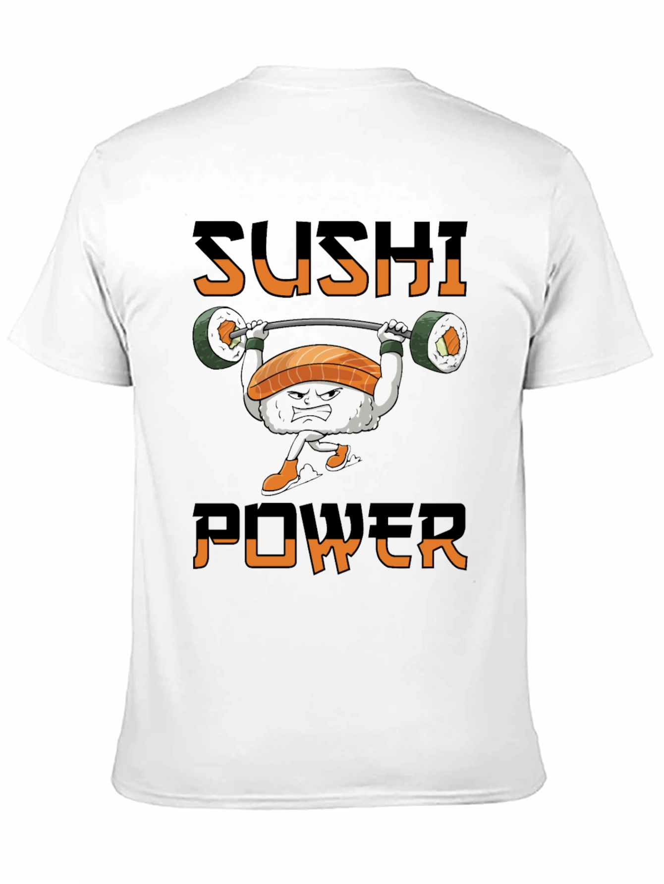 Sushi Power T-Shirt - Gym & Foodie Style