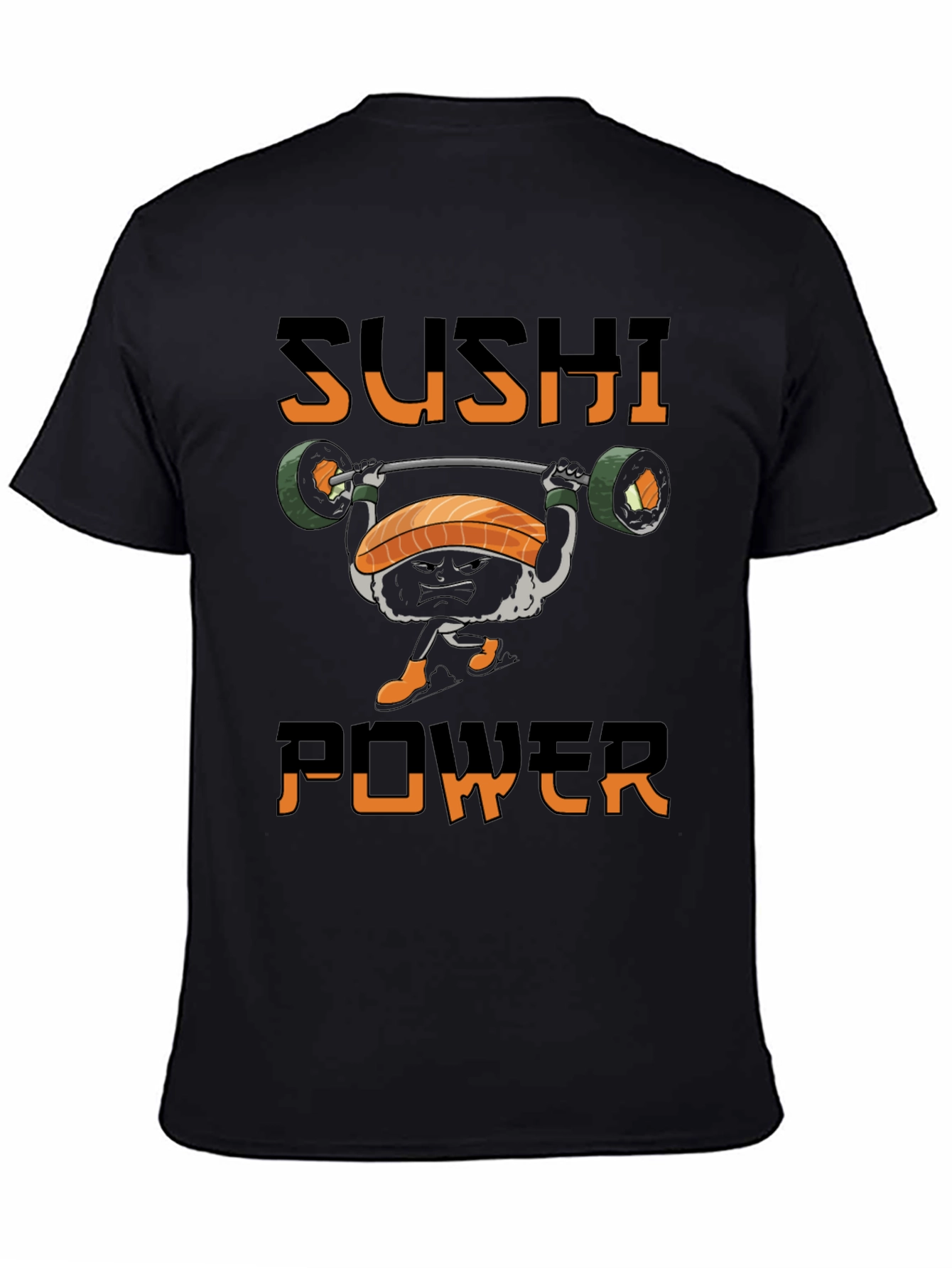 Sushi Power T-Shirt - Gym & Foodie Style