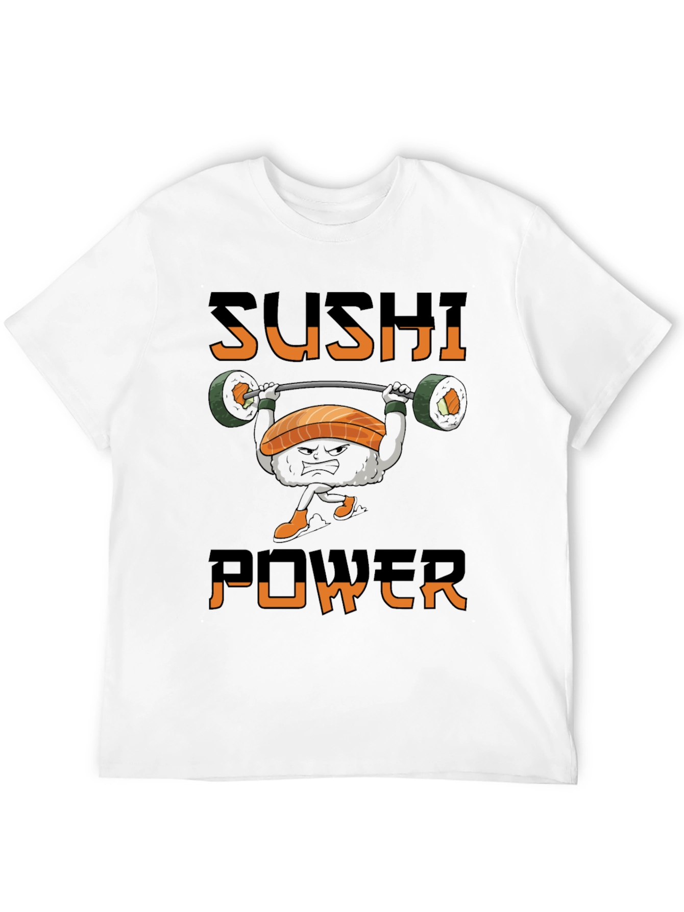 Sushi Power T-Shirt - Gym & Foodie Style