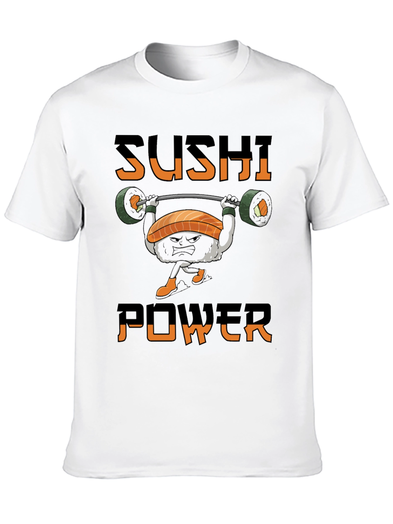 Sushi Power T-Shirt - Gym & Foodie Style