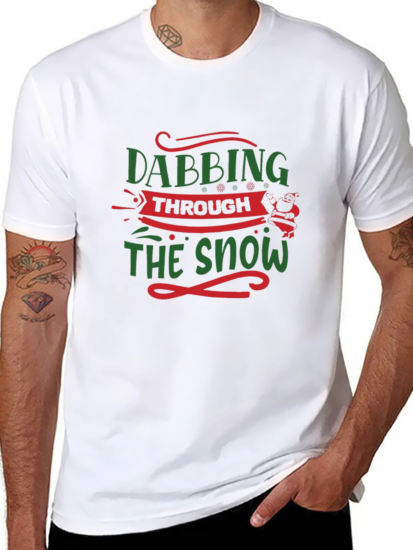 Dabbing Through The Snow Holiday T-Shirt