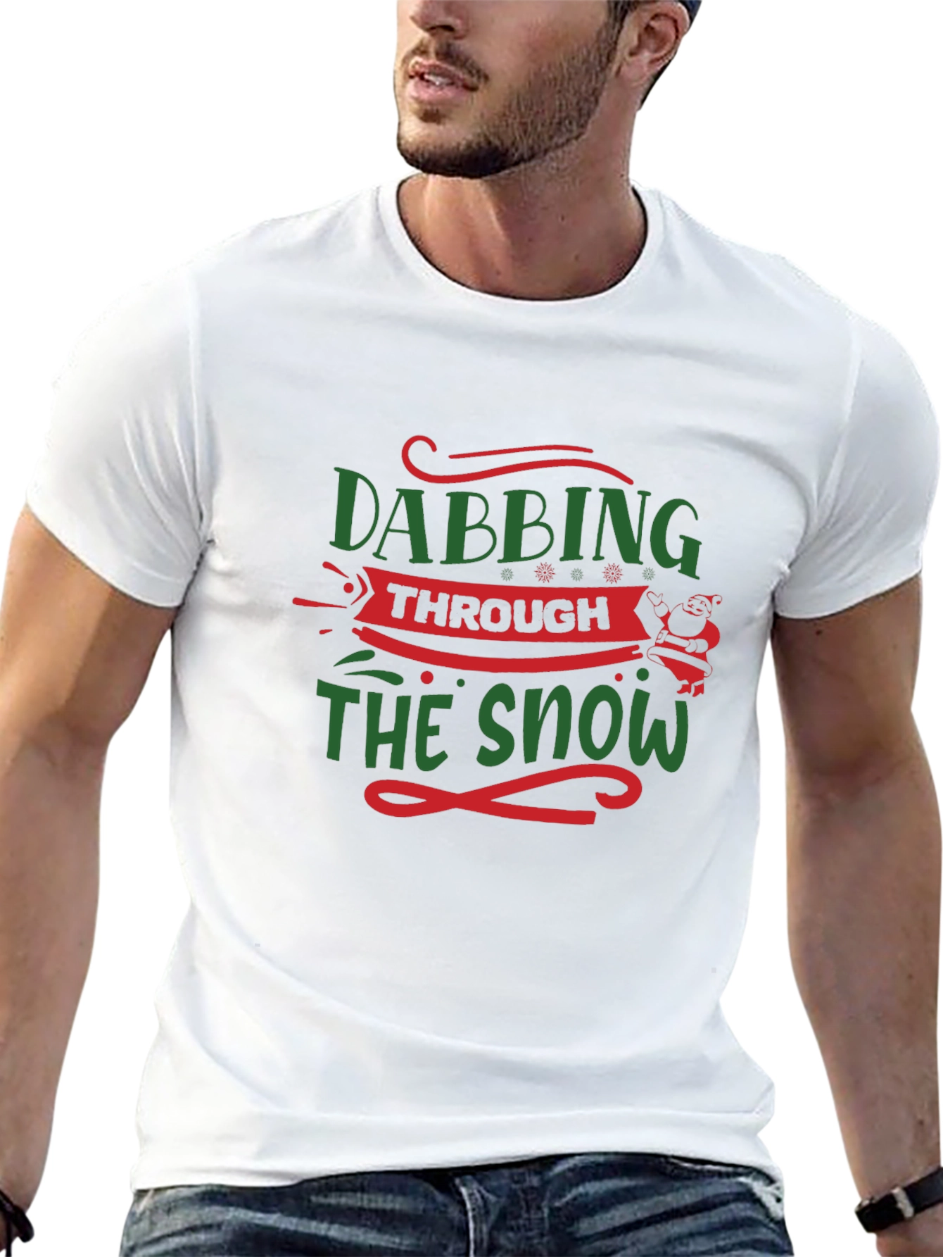 Dabbing Through The Snow Holiday T-Shirt