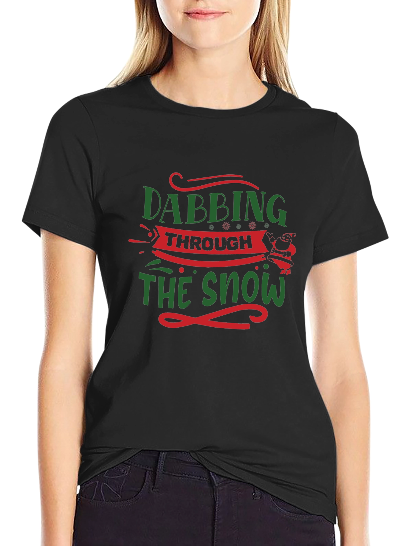 Dabbing Through The Snow Holiday T-Shirt