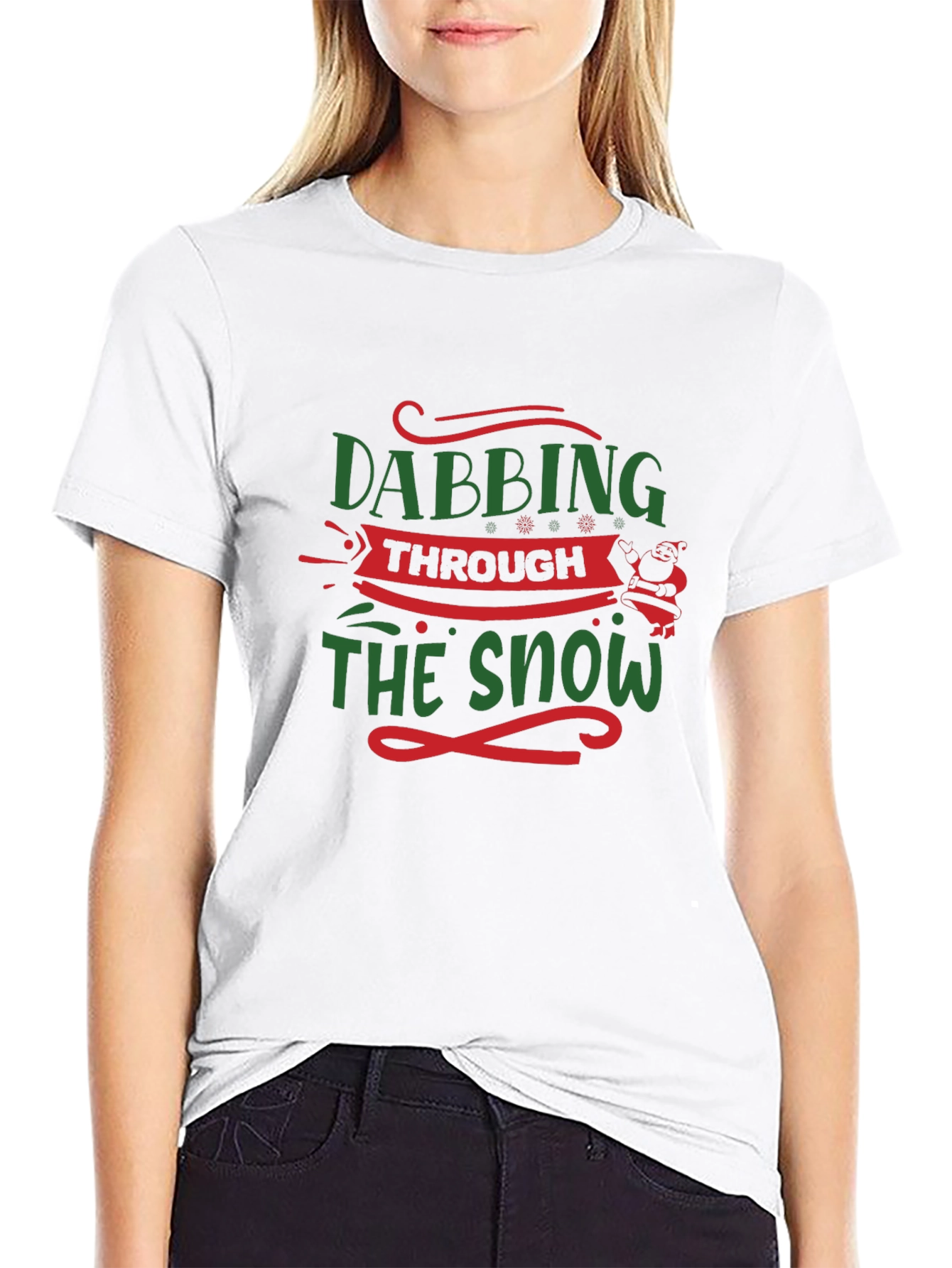 Dabbing Through The Snow Holiday T-Shirt